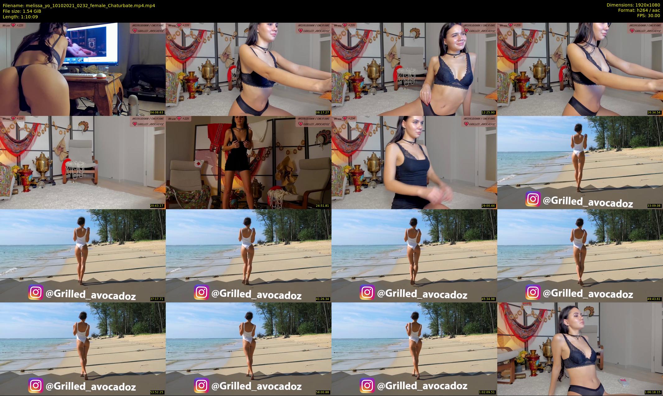 melissa_yo — 71 minute Chaturbate female cam show recording, 1080p, Oct 10, 2021