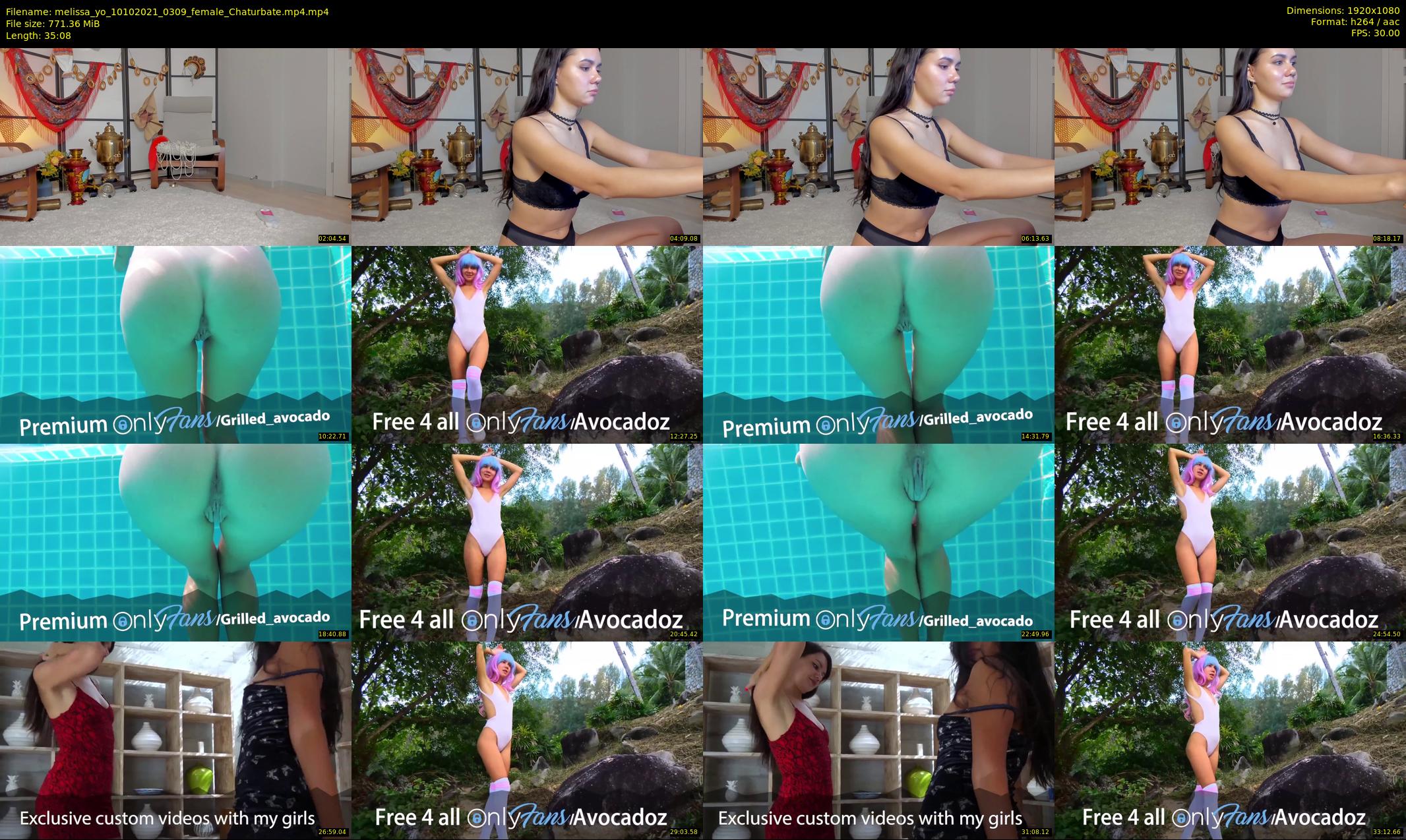 melissa_yo — 36 minute Chaturbate female cam show recording, 1080p, Oct 10, 2021