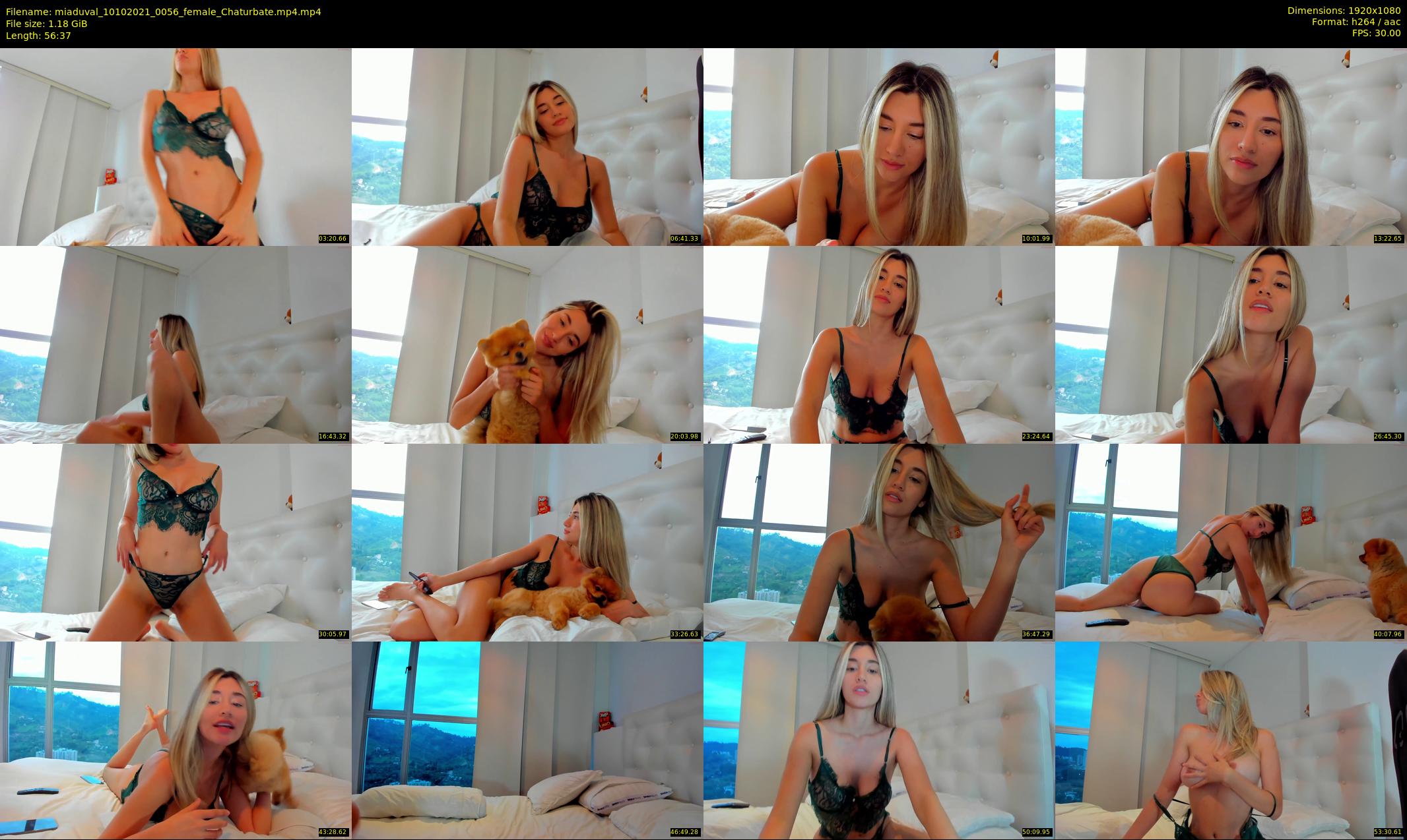 miaduval — 57 minute Chaturbate female cam show recording, 1080p, Oct 10, 2021