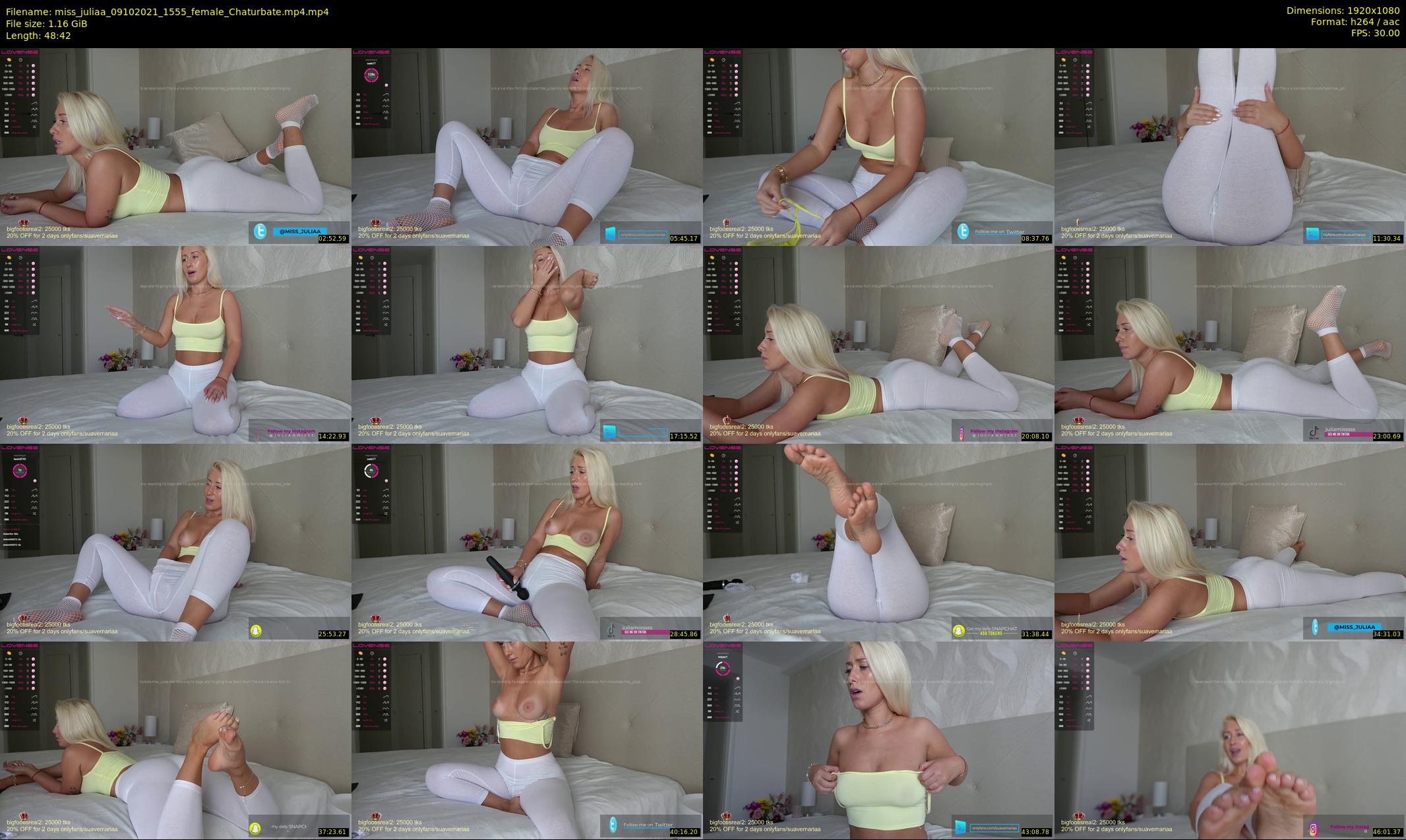 miss_juliaa — 49 minute Chaturbate female cam show recording, 1080p, Oct 9, 2021