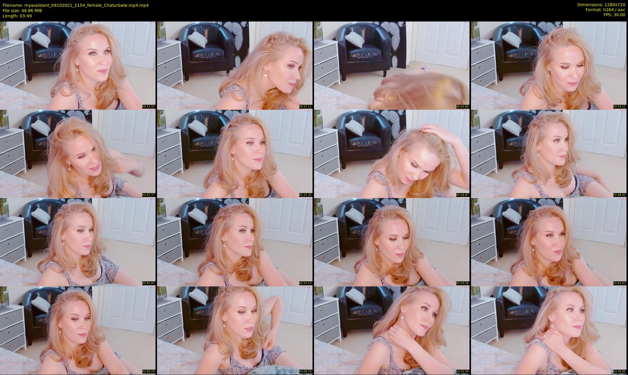 myassistant — 4 minute Chaturbate female cam show recording, 720p, Oct 9, 2021