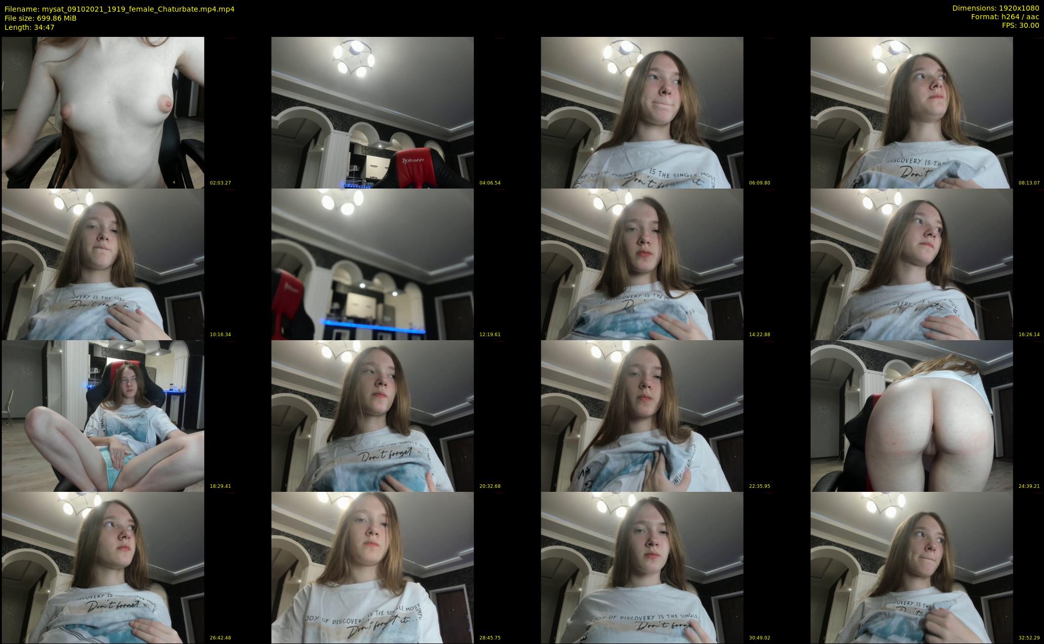mysat — 35 minute Chaturbate female cam show recording, 1080p, Oct 9, 2021