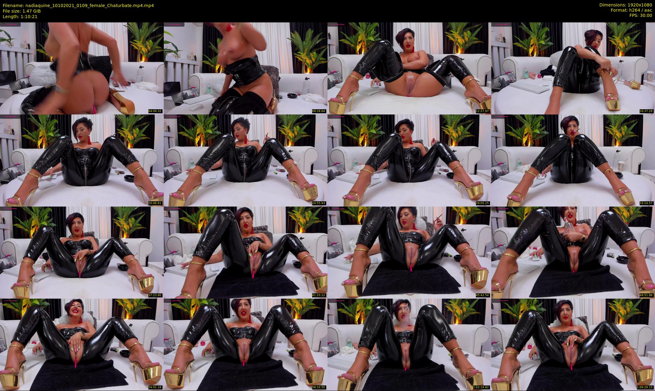 nadiaquine — 71 minute Chaturbate female cam show recording, 1080p, Oct 10, 2021