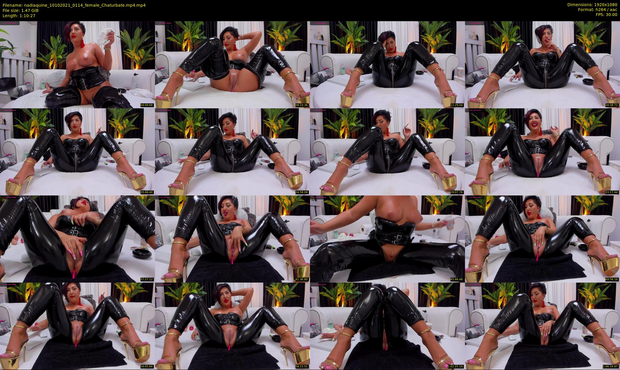 nadiaquine — 71 minute Chaturbate female cam show recording, 1080p, Oct 10, 2021