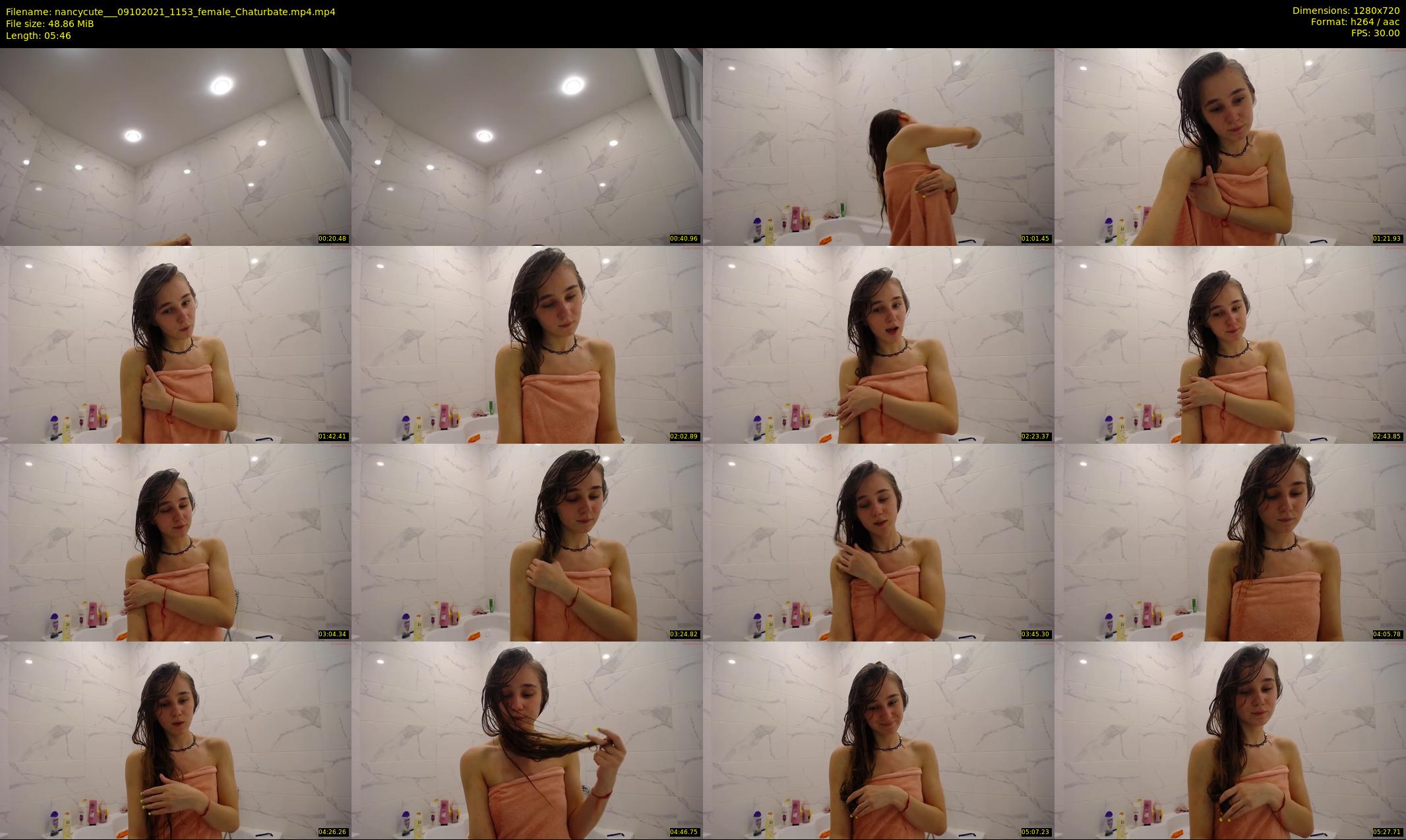 nancycute__ — 6 minute Chaturbate female cam show recording, 720p, Oct 9, 2021