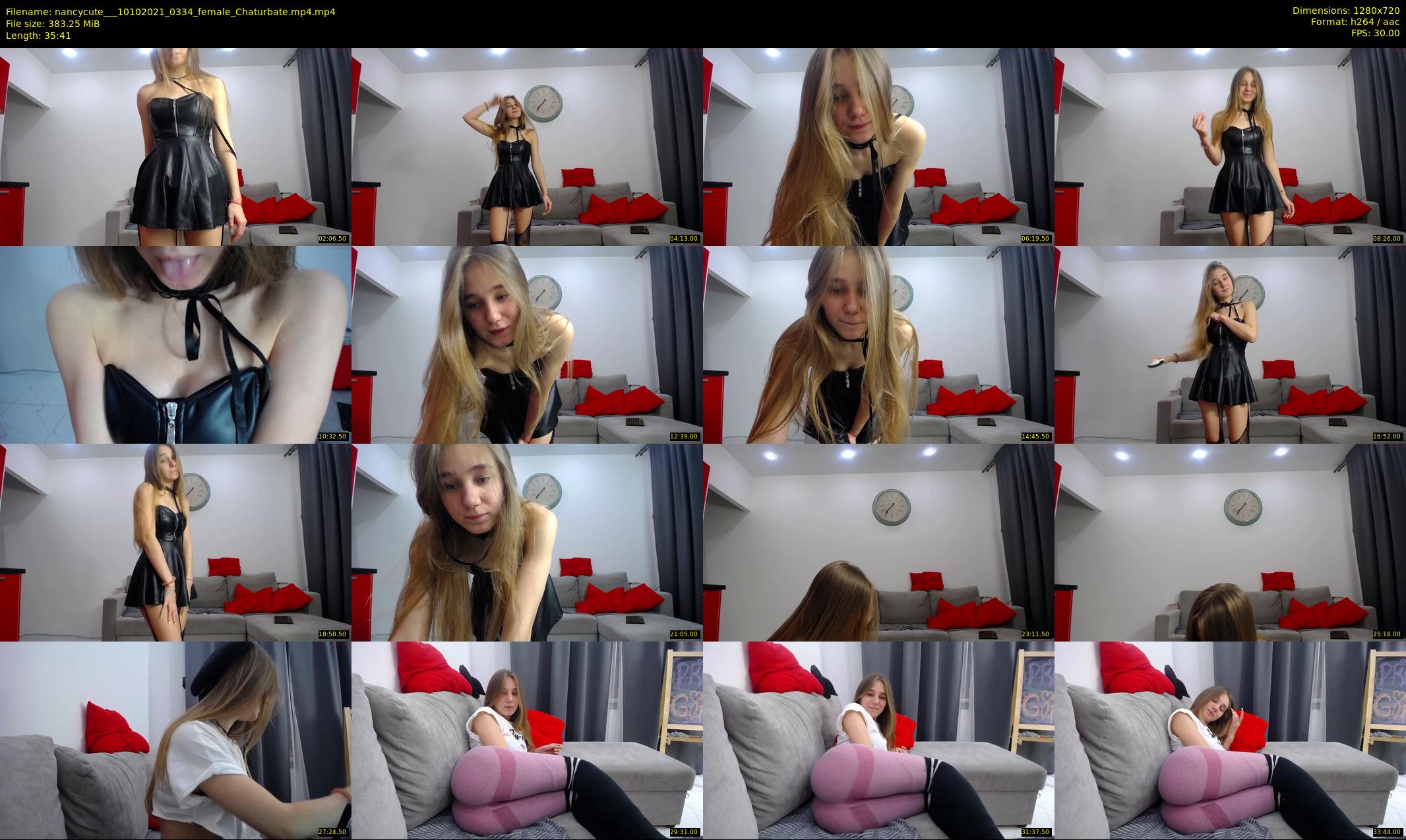 nancycute__ — 36 minute Chaturbate female cam show recording, 720p, Oct 10, 2021
