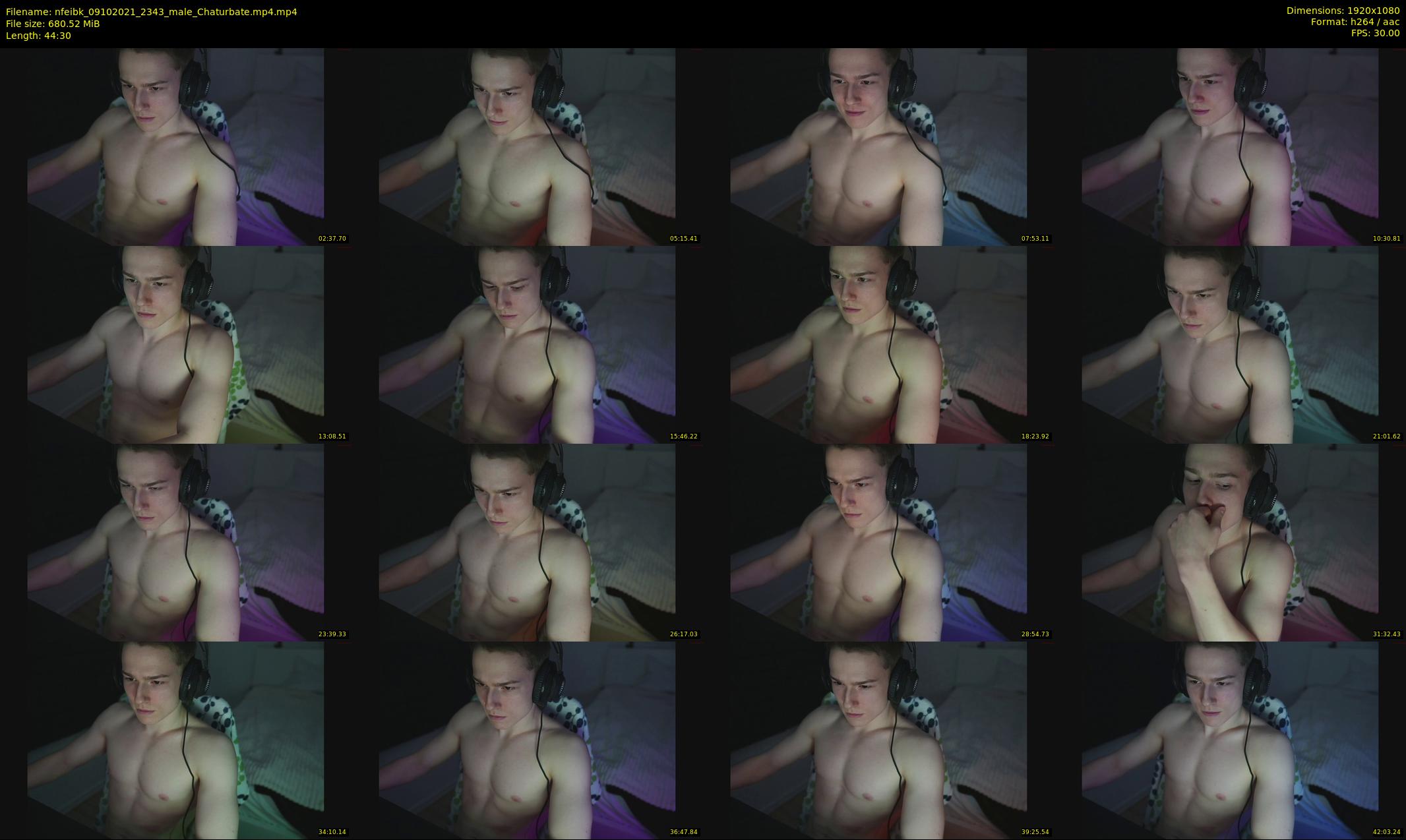 nfeibk — 45 minute Chaturbate male cam show recording, 1080p, Oct 9, 2021