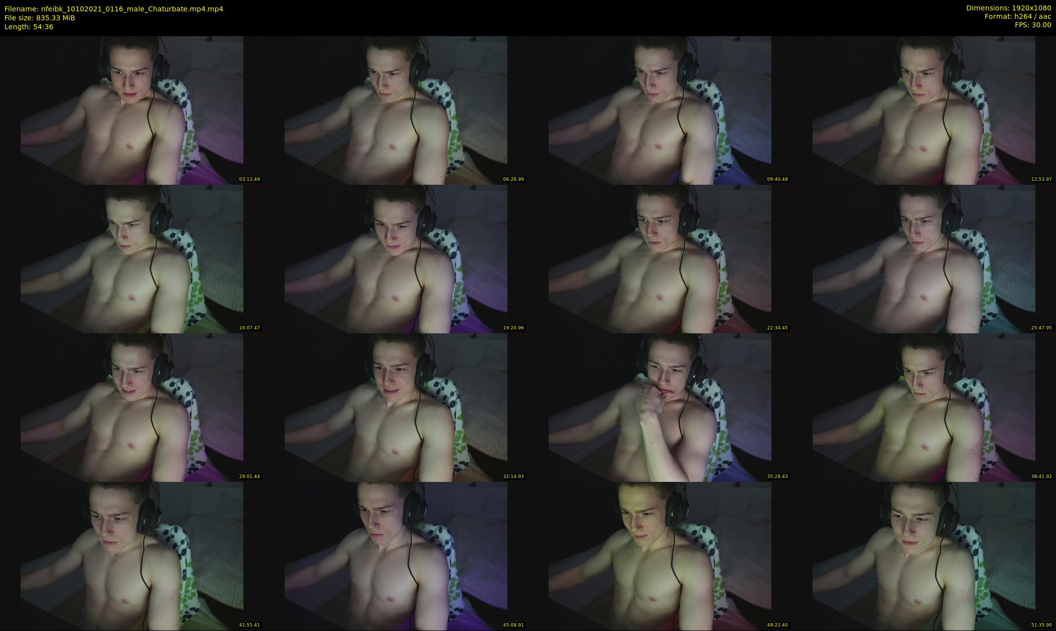 nfeibk — 55 minute Chaturbate male cam show recording, 1080p, Oct 10, 2021
