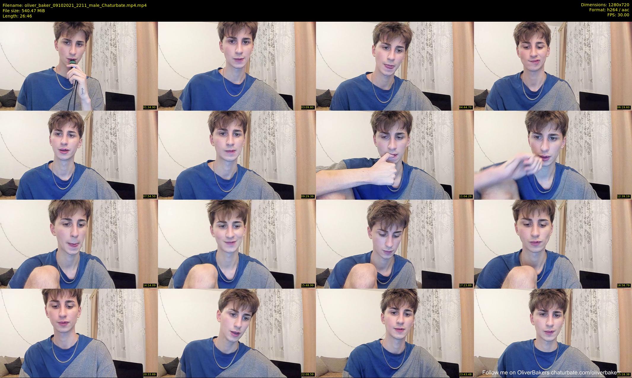 oliver_baker — 27 minute Chaturbate male cam show recording, 720p, Oct 9, 2021