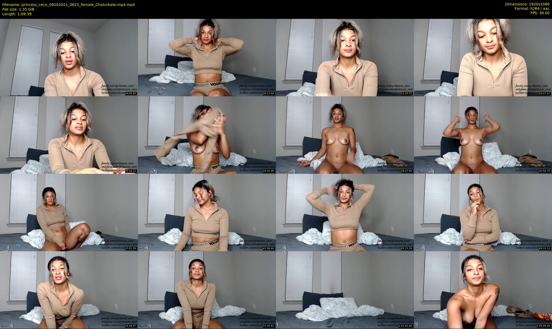 princess_cece — 70 minute Chaturbate female cam show recording, 1080p, Oct 9, 2021