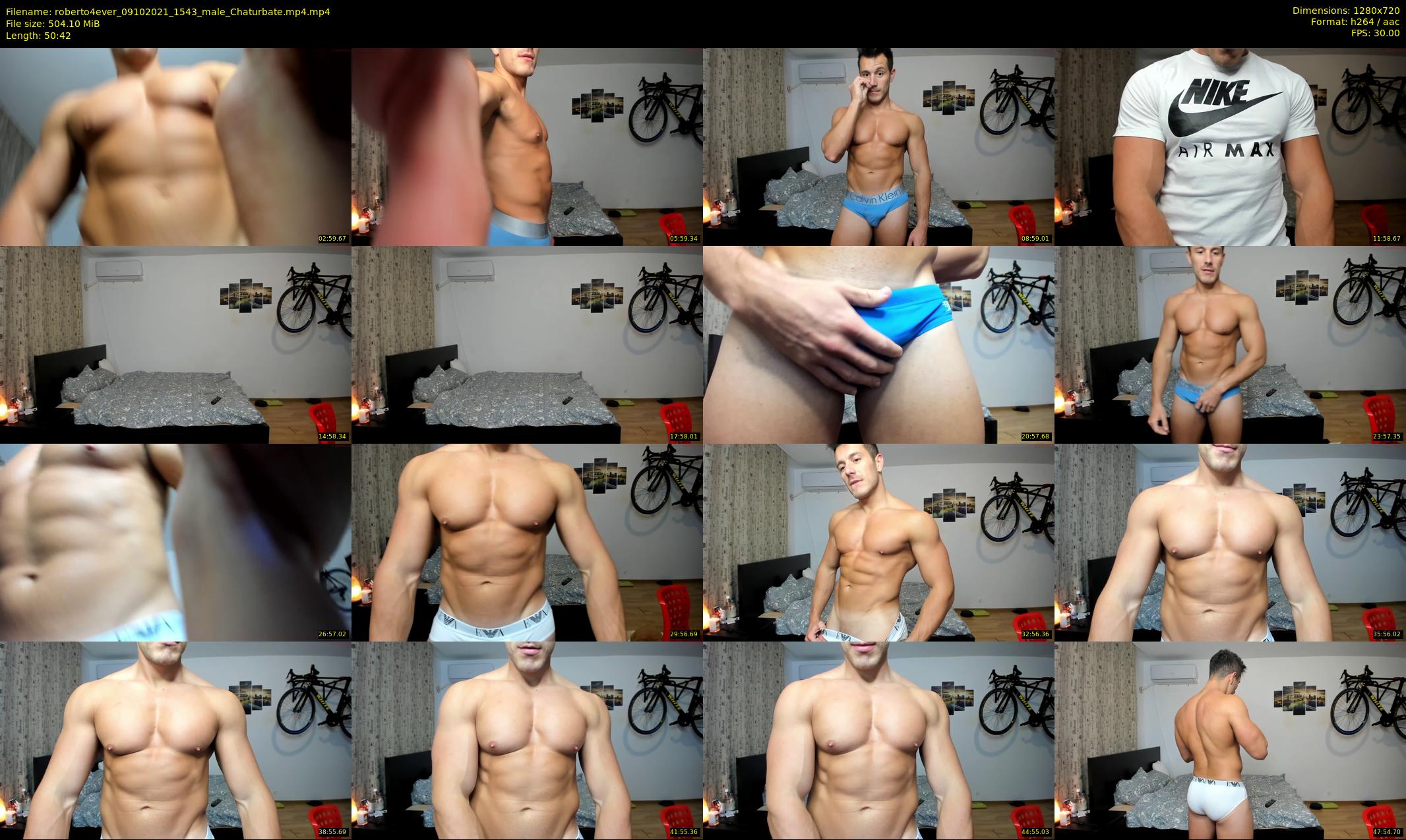 roberto4ever — 51 minute Chaturbate male cam show recording, 720p, Oct 9, 2021