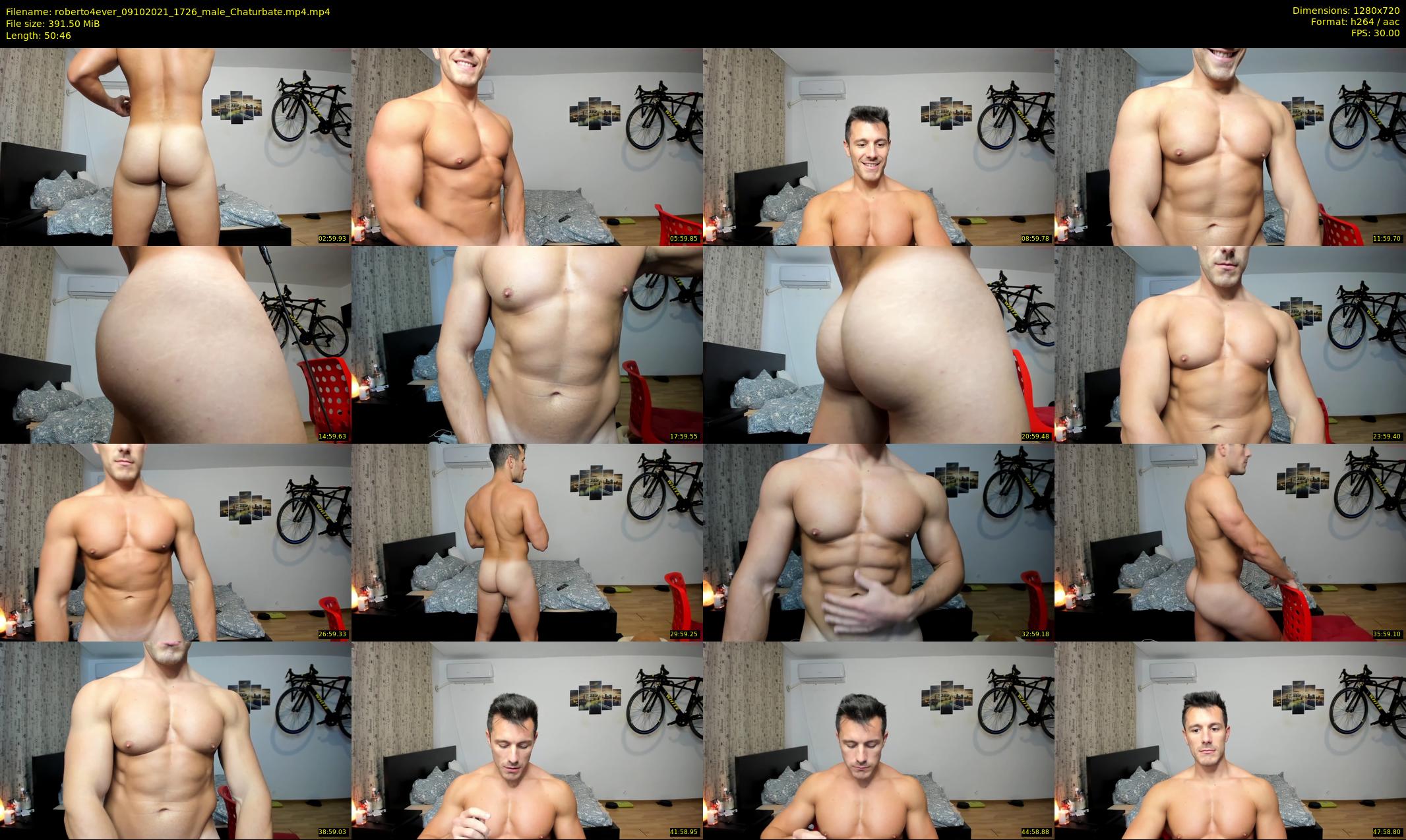 roberto4ever — 51 minute Chaturbate male cam show recording, 720p, Oct 9, 2021