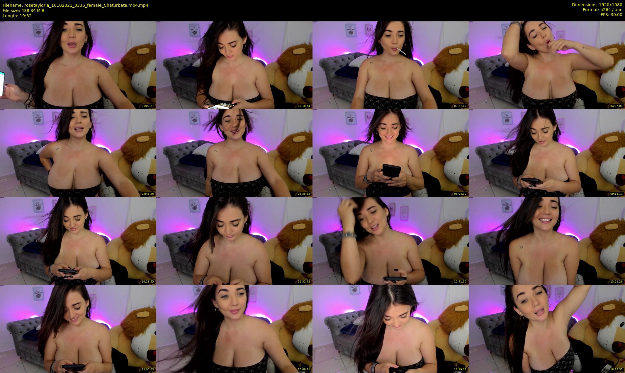 rosetaylorla — 20 minute Chaturbate female cam show recording, 1080p, Oct 10, 2021