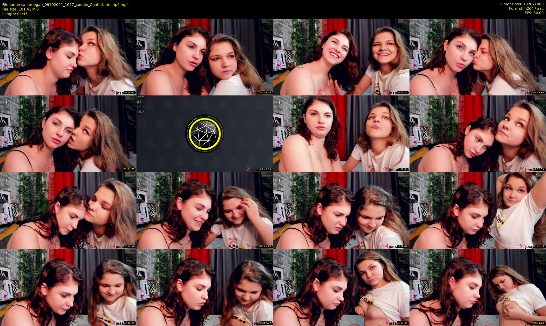 safiamegan — 5 minute Chaturbate couple cam show recording, 1080p, Oct 9, 2021