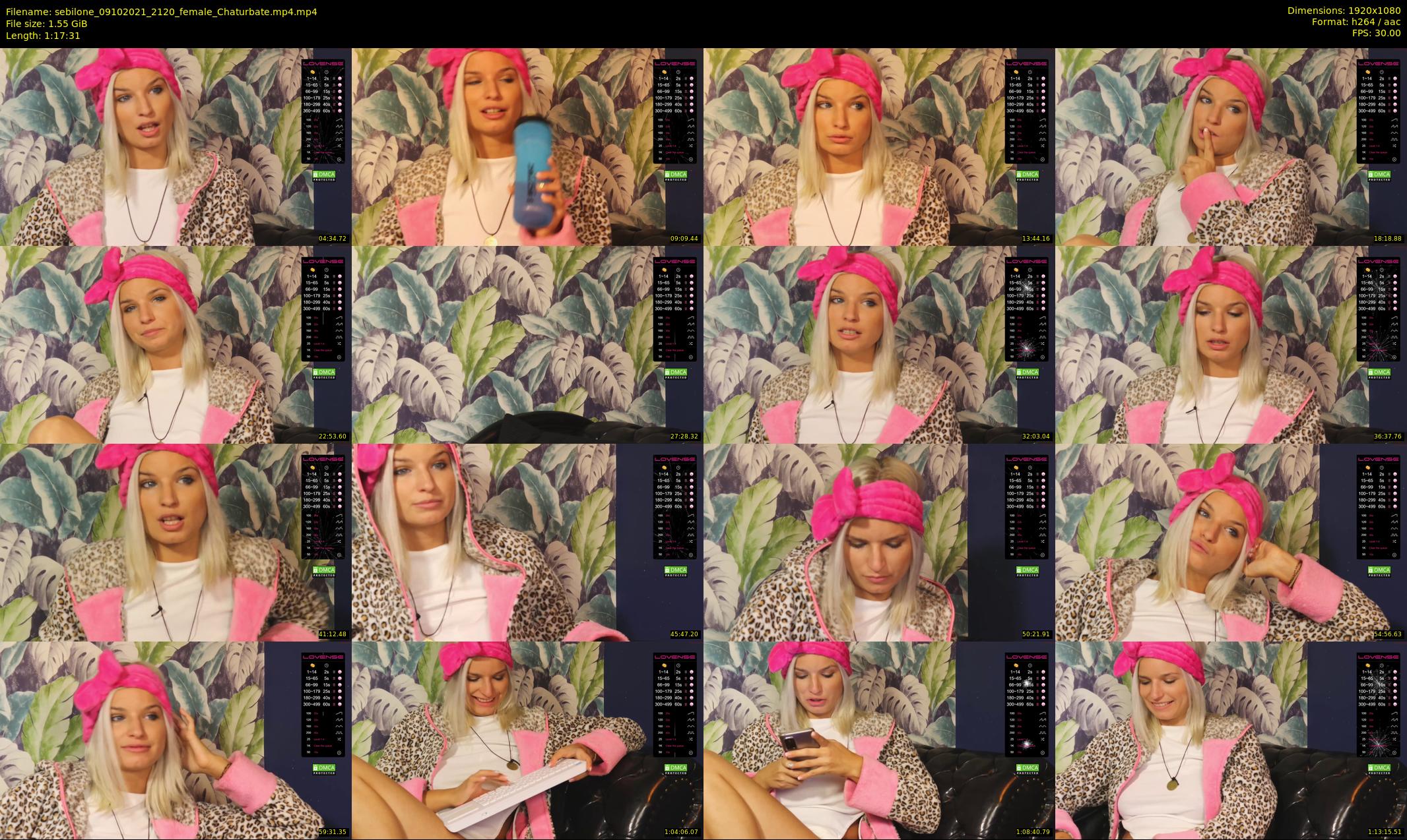 sebilone — 78 minute Chaturbate couple cam show recording, 1080p, Oct 9, 2021