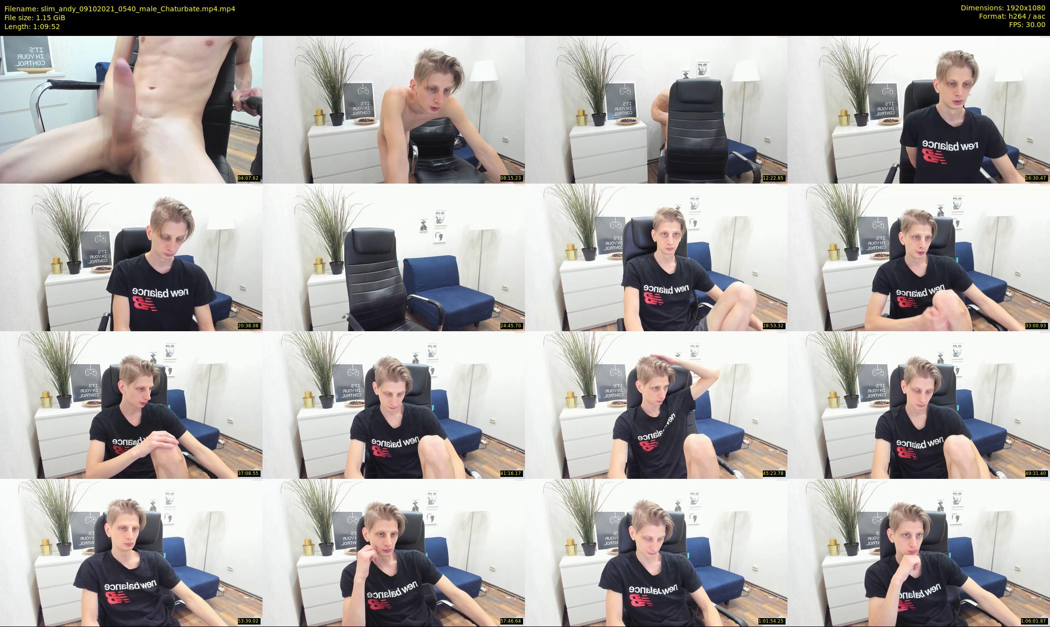 slim_andy — 70 minute Chaturbate male cam show recording, 1080p, Oct 9, 2021