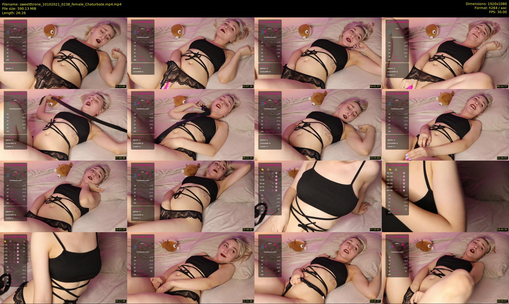 sweetthrone — 27 minute Chaturbate couple cam show recording, 1080p, Oct 10, 2021