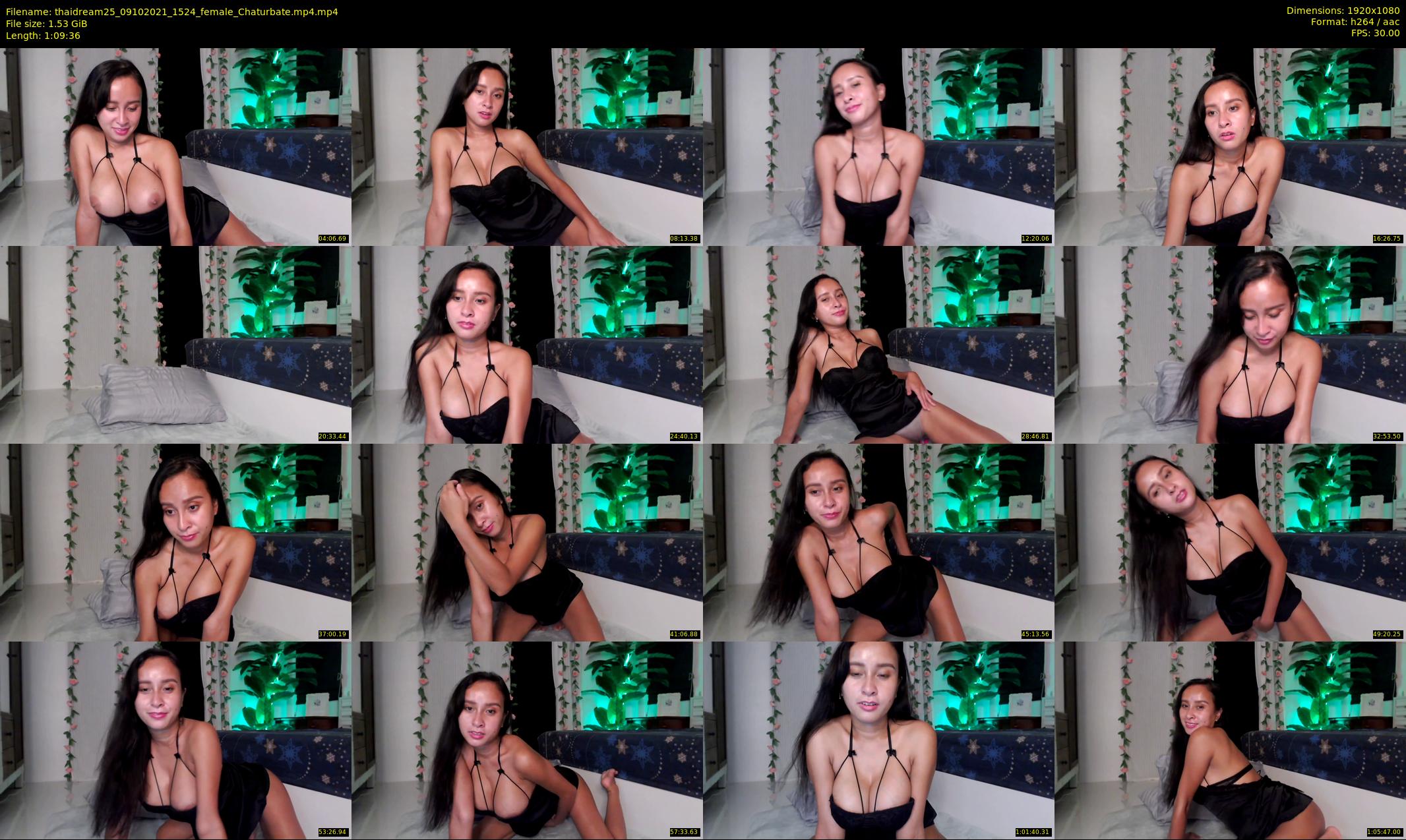 thaidream25 — 70 minute Chaturbate female cam show recording, 1080p, Oct 9, 2021