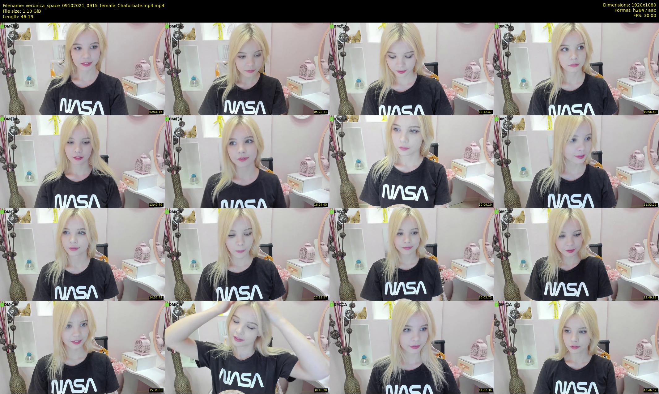 veronica_space — 47 minute Chaturbate female cam show recording, 1080p, Oct 9, 2021