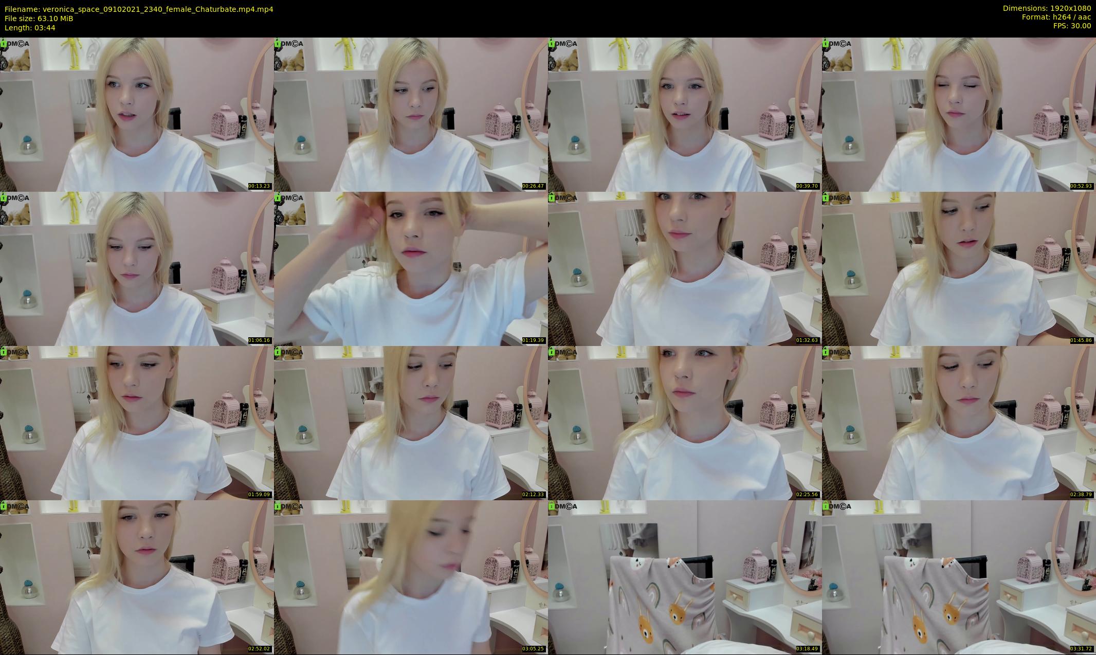 veronica_space — 4 minute Chaturbate female cam show recording, 1080p, Oct 9, 2021