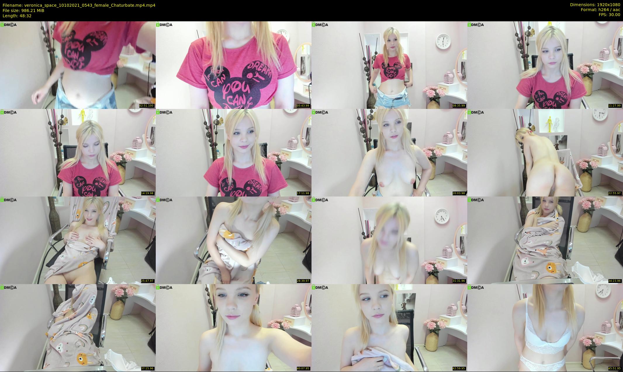 veronica_space — 49 minute Chaturbate female cam show recording, 1080p, Oct 10, 2021