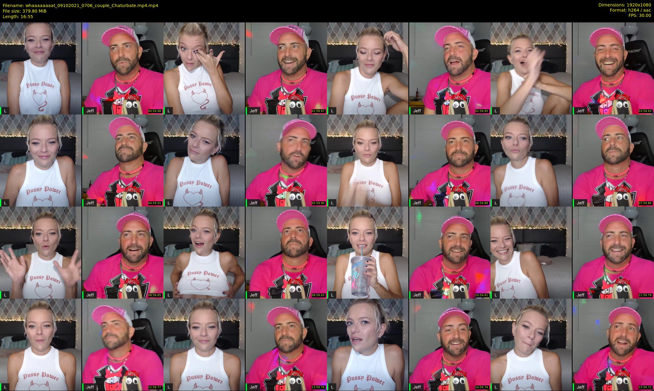 whaaaaaaaat — 17 minute Chaturbate couple cam show recording, 1080p, Oct 9, 2021