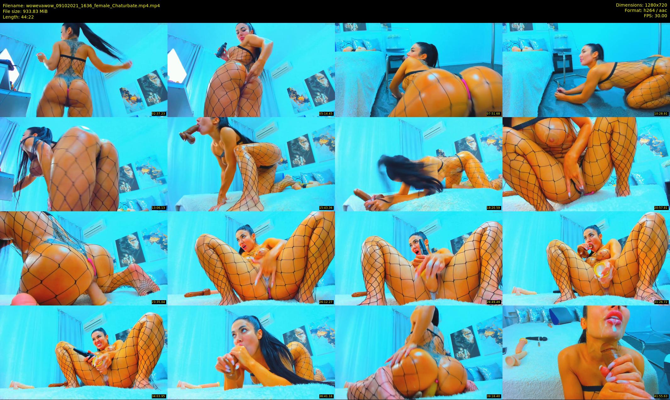 wowevawow — 45 minute Chaturbate female cam show recording, 720p, Oct 9, 2021