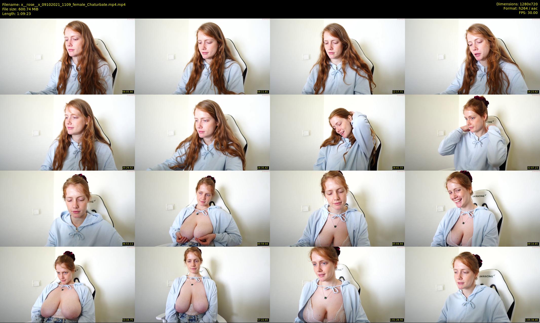 x__rose__x — 70 minute Chaturbate female cam show recording, 720p, Oct 9, 2021