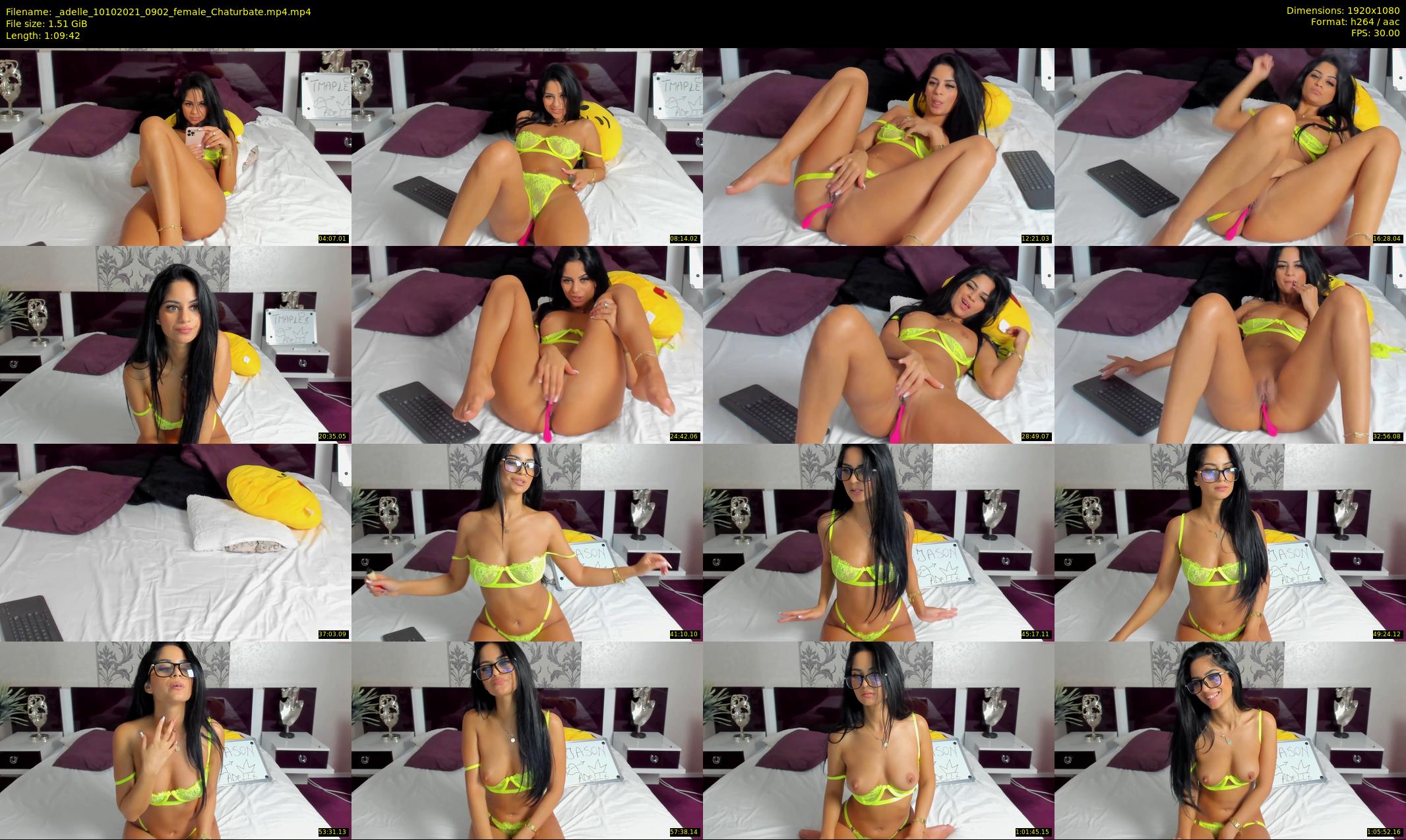 _adelle — 70 minute Chaturbate female cam show recording, 1080p, Oct 10, 2021