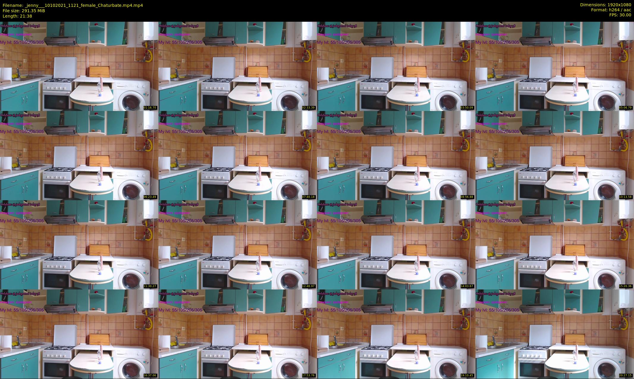 _jenny__ — 22 minute Chaturbate female cam show recording, 1080p, Oct 10, 2021