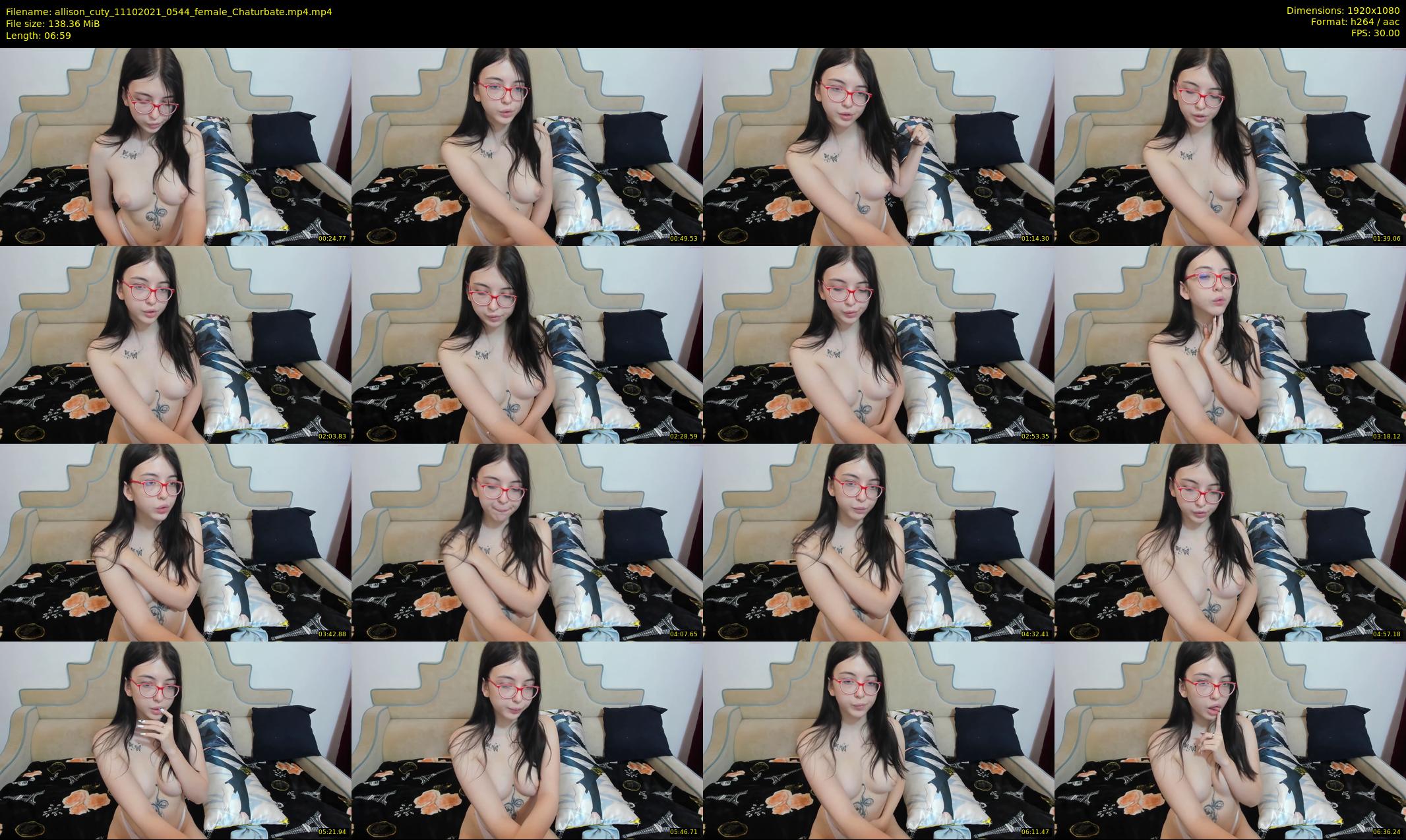 allison_cuty — 7 minute Chaturbate female cam show recording, 1080p, Oct 11, 2021