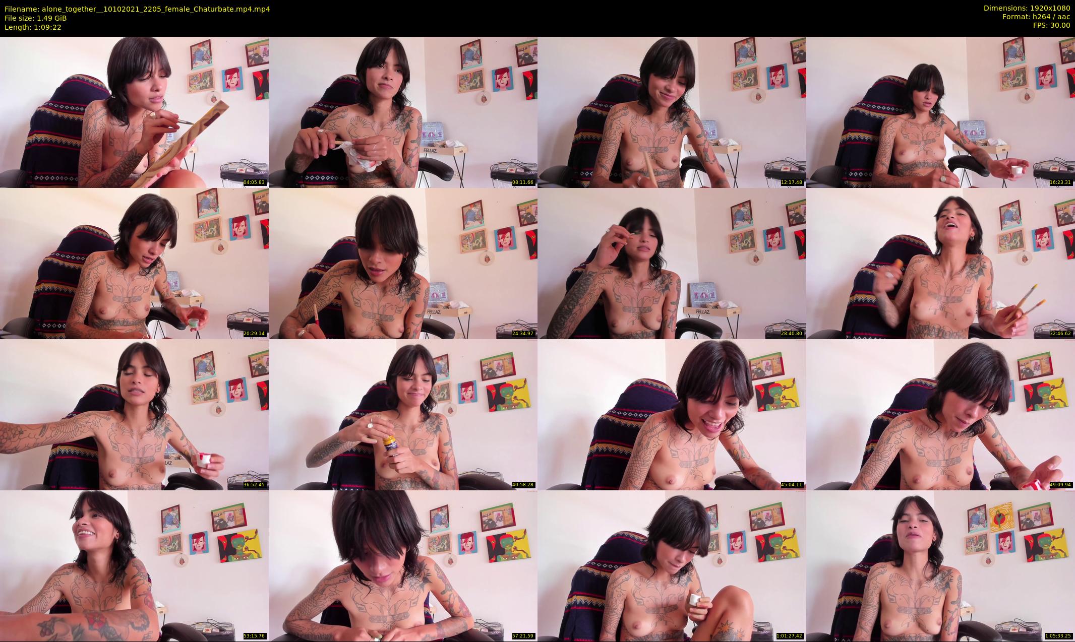 alone_together_ — 70 minute Chaturbate female cam show recording, 1080p, Oct 10, 2021