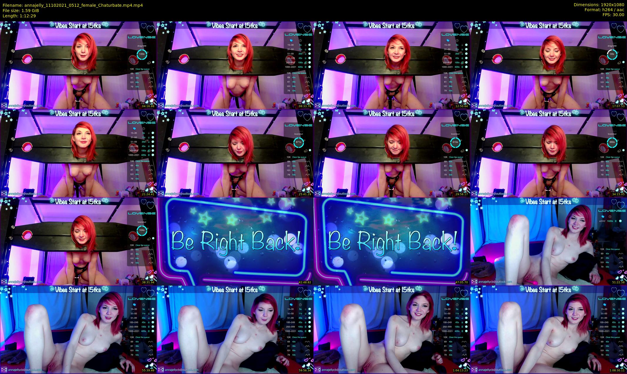 annajelly — 73 minute Chaturbate couple cam show recording, 1080p, Oct 11, 2021