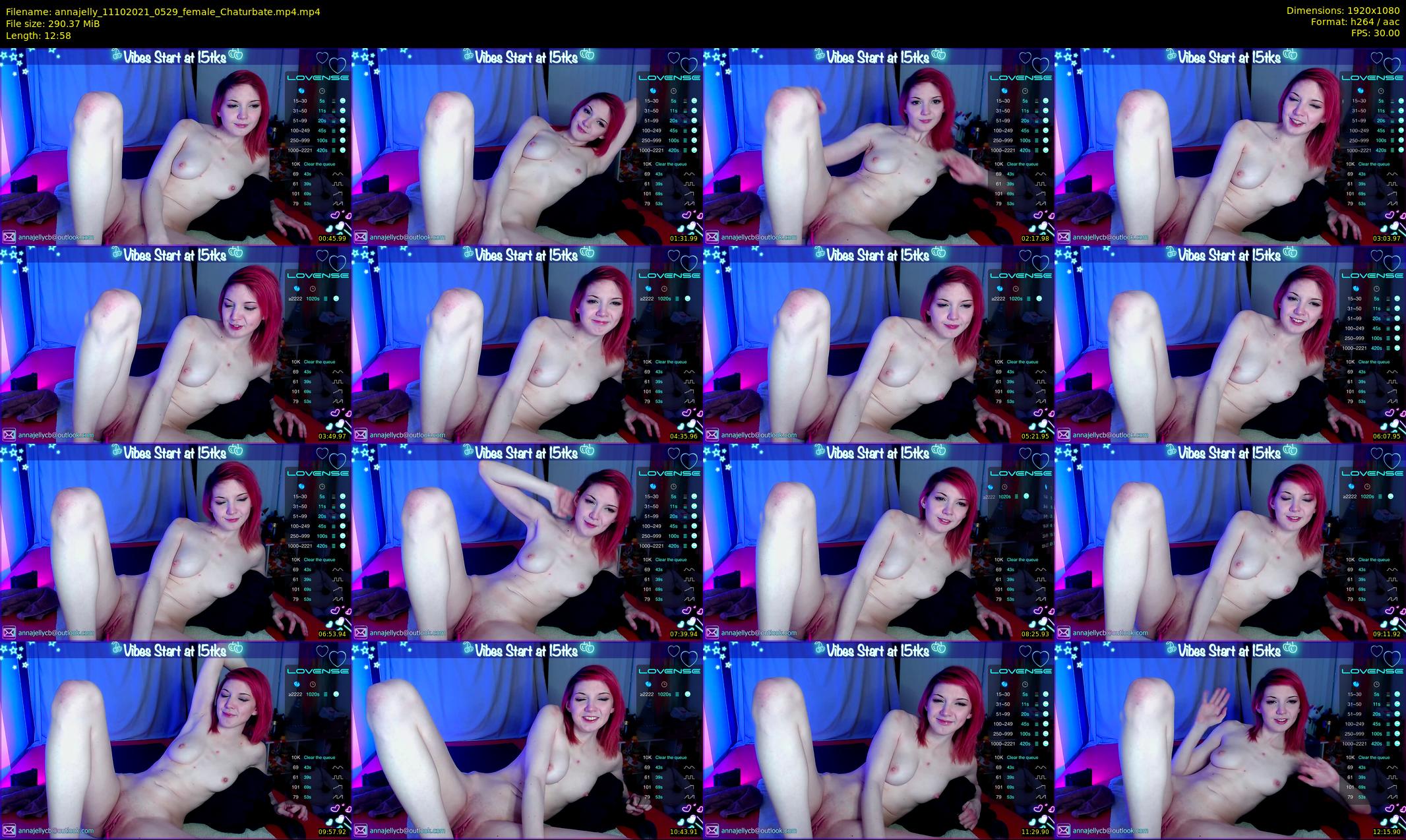 annajelly — 13 minute Chaturbate couple cam show recording, 1080p, Oct 11, 2021