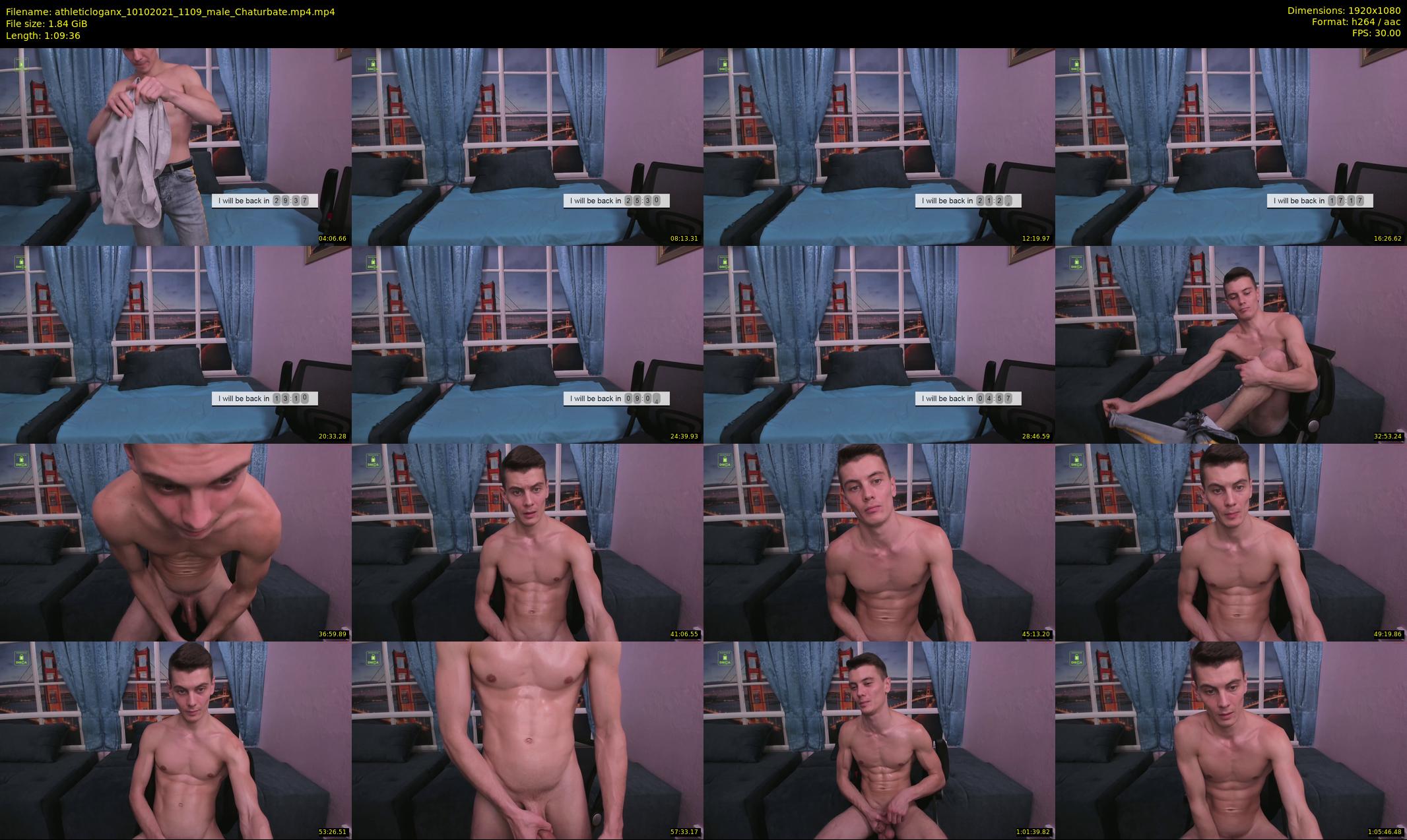 athleticloganx — 70 minute Chaturbate male cam show recording, 1080p, Oct 10, 2021