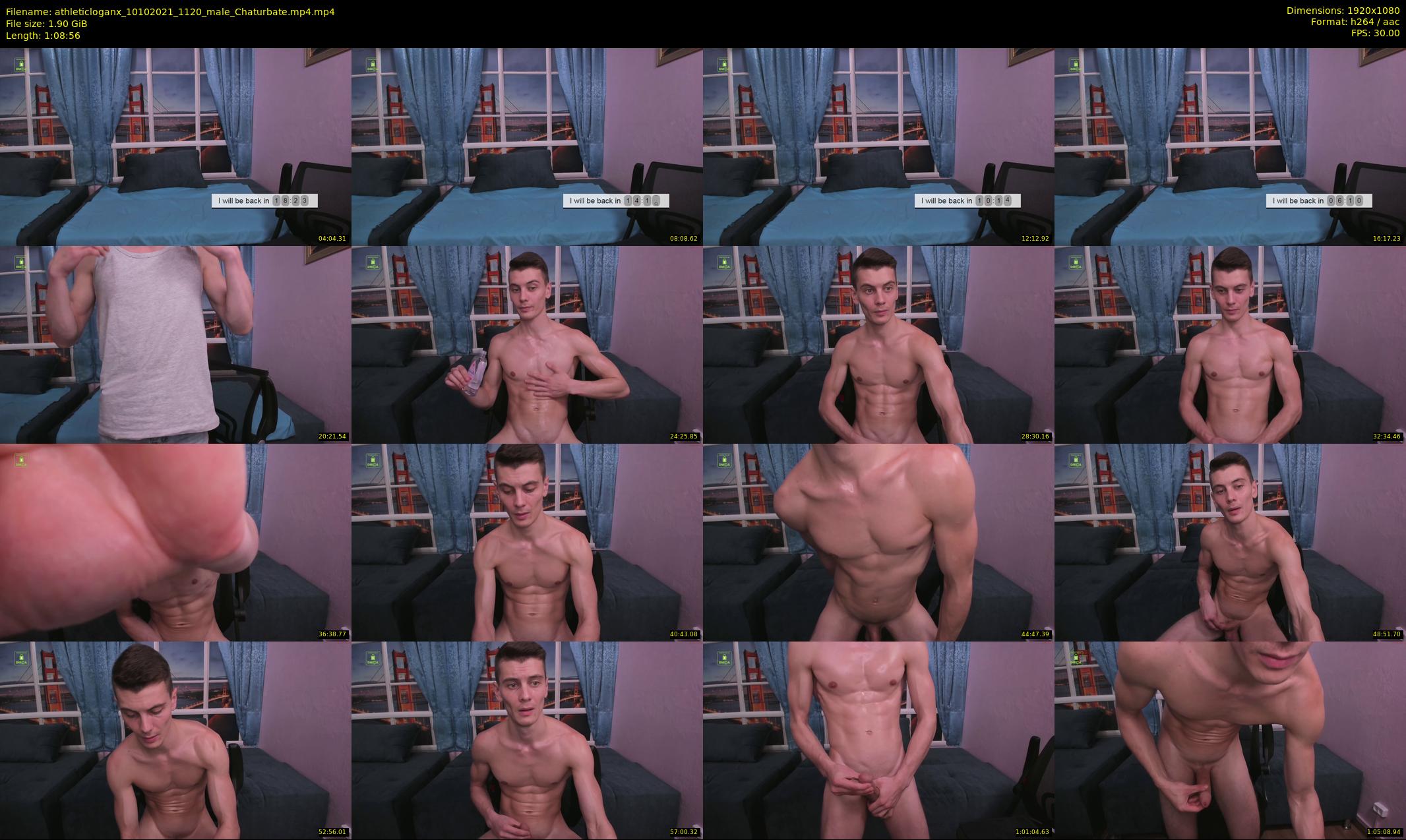 athleticloganx — 69 minute Chaturbate male cam show recording, 1080p, Oct 10, 2021