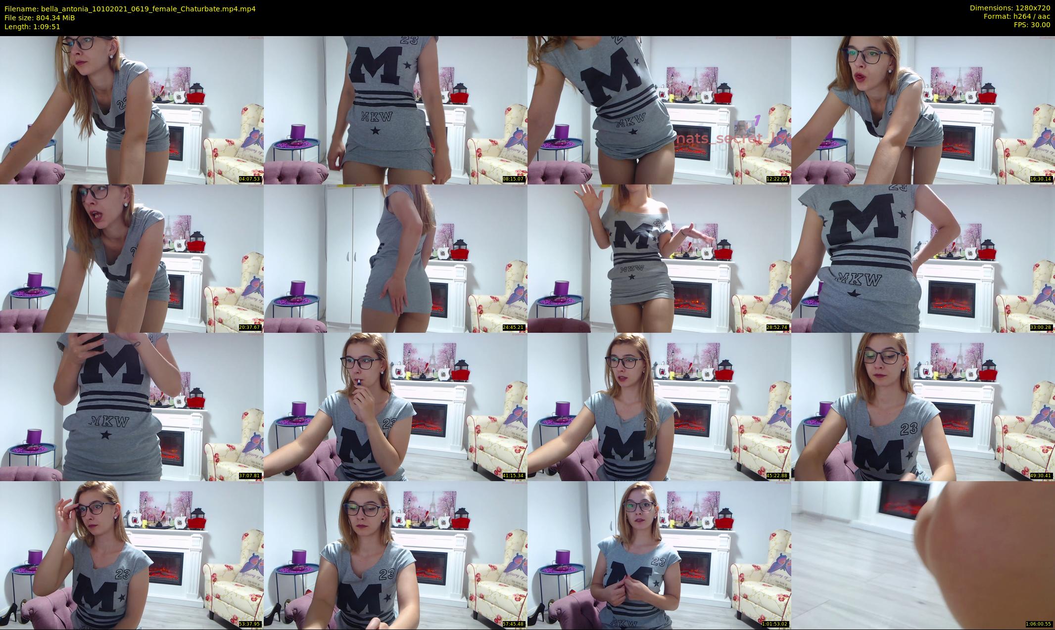 bella_antonia — 70 minute Chaturbate female cam show recording, 720p, Oct 10, 2021