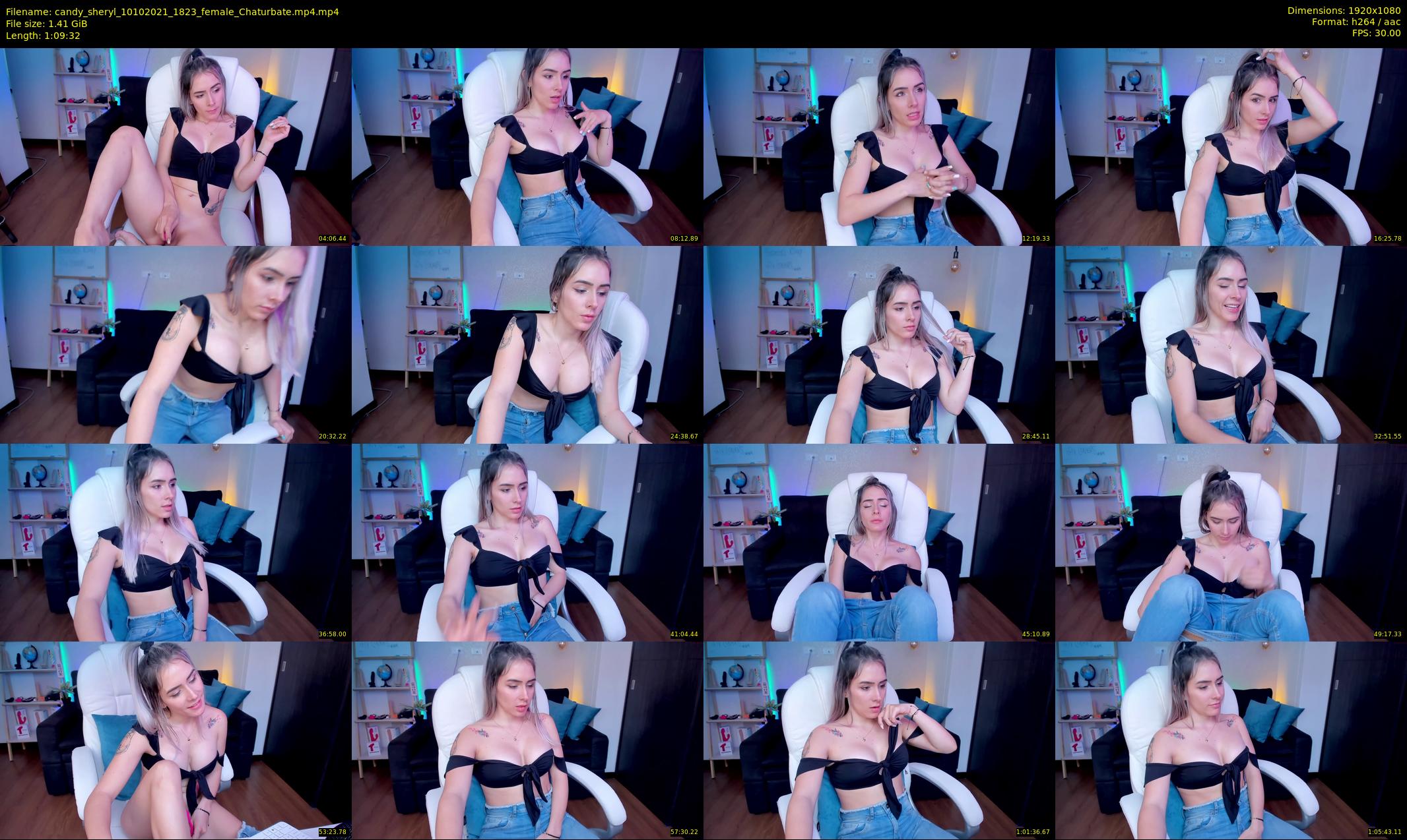 candy_sheryl — 70 minute Chaturbate female cam show recording, 1080p, Oct 10, 2021