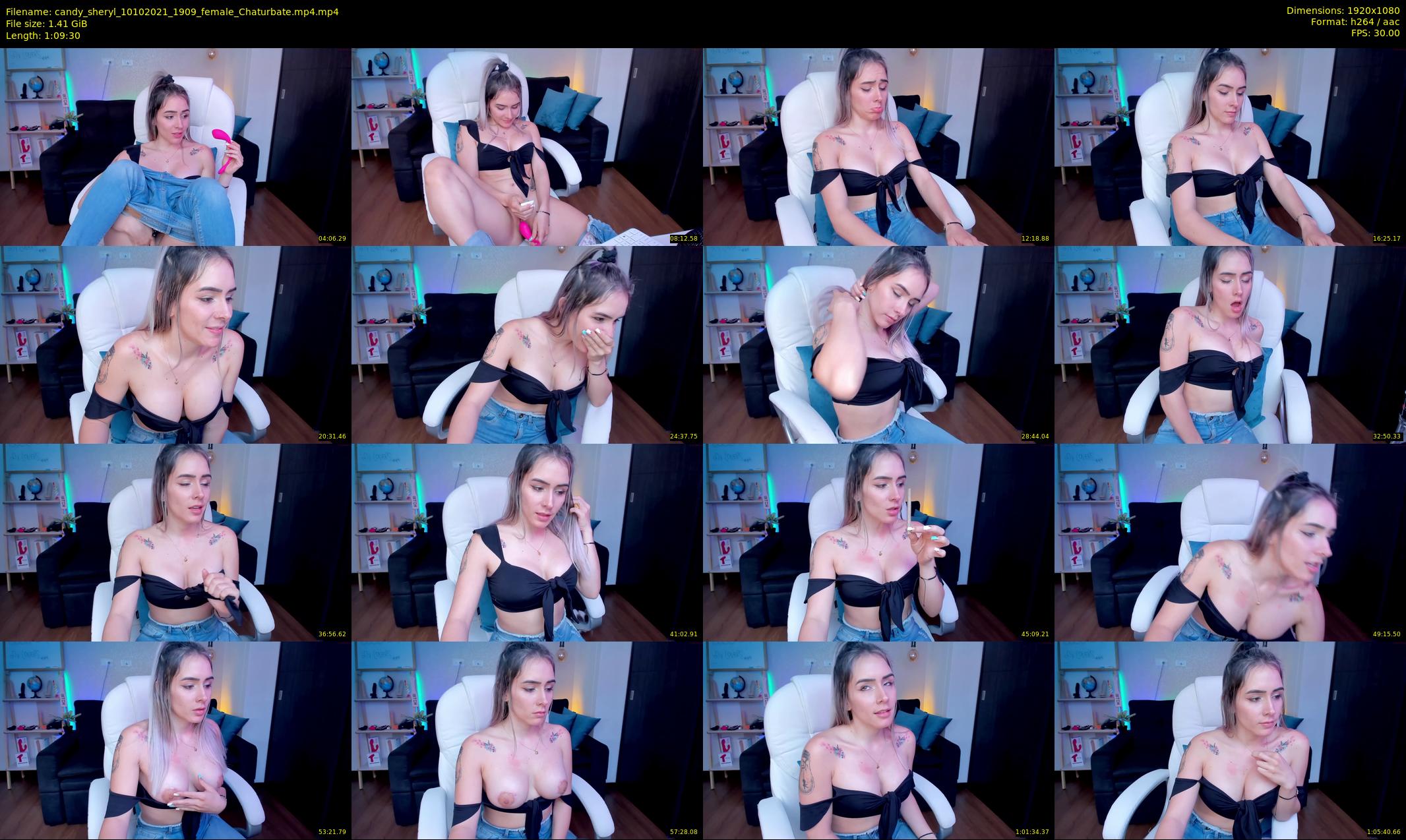 candy_sheryl — 70 minute Chaturbate female cam show recording, 1080p, Oct 10, 2021