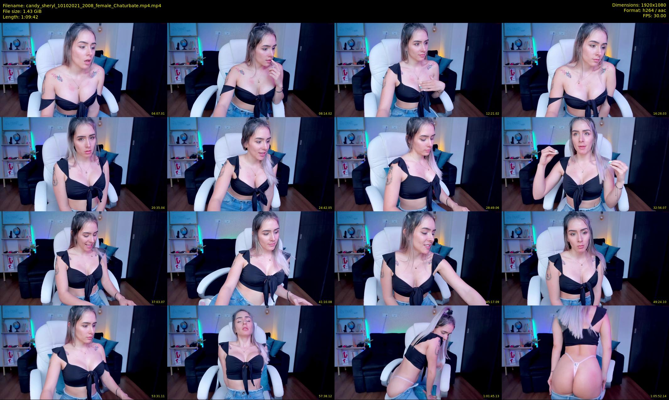 candy_sheryl — 70 minute Chaturbate female cam show recording, 1080p, Oct 10, 2021
