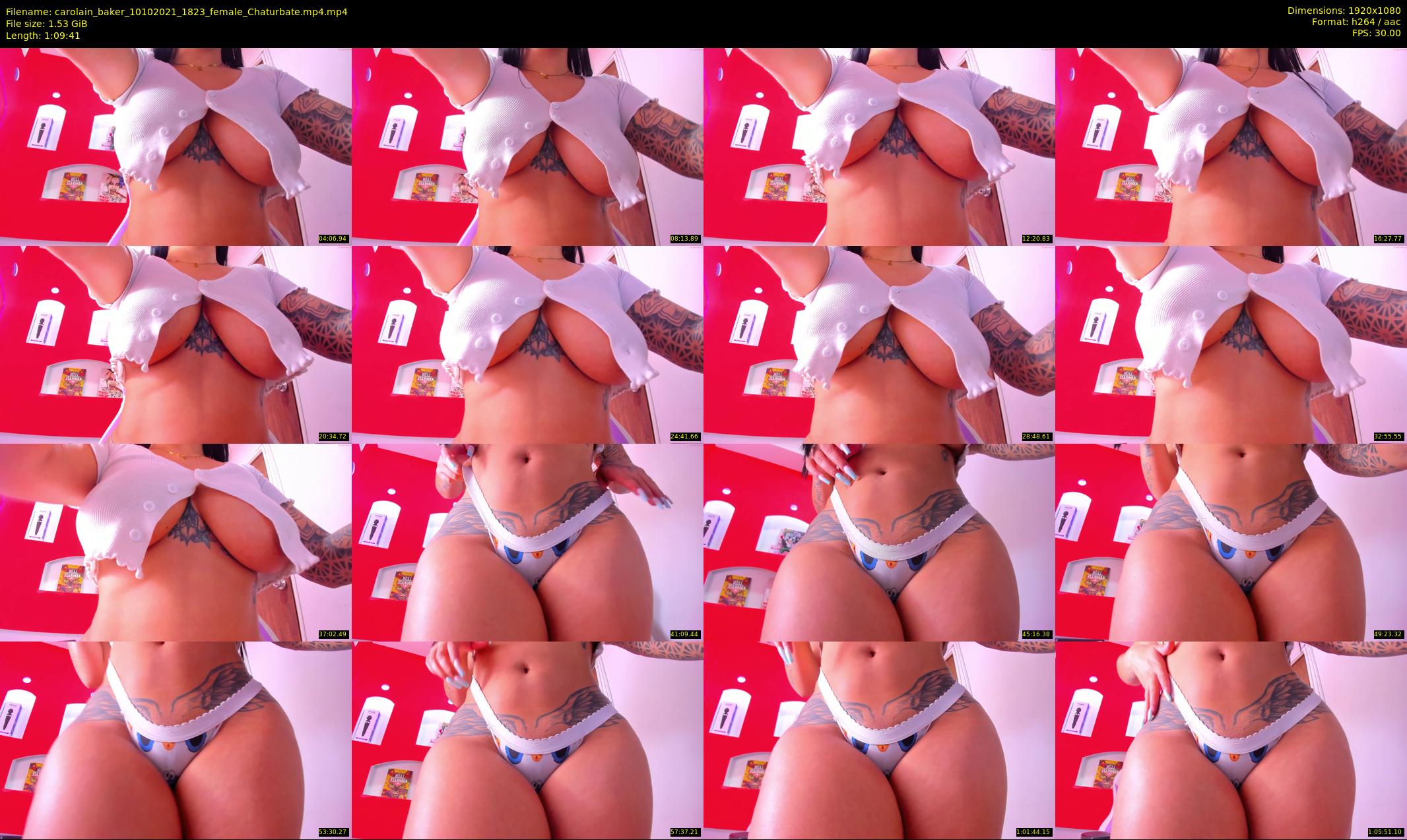 carolain_baker — 70 minute Chaturbate female cam show recording, 1080p, Oct 10, 2021