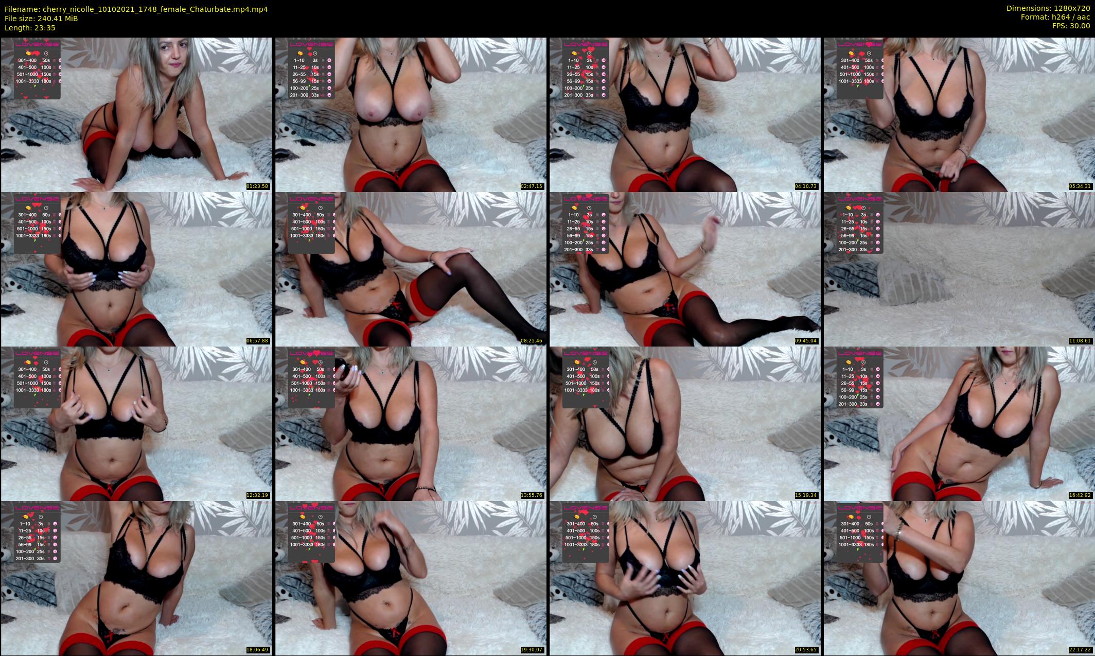 cherry_nicolle — 24 minute Chaturbate female cam show recording, 720p, Oct 10, 2021