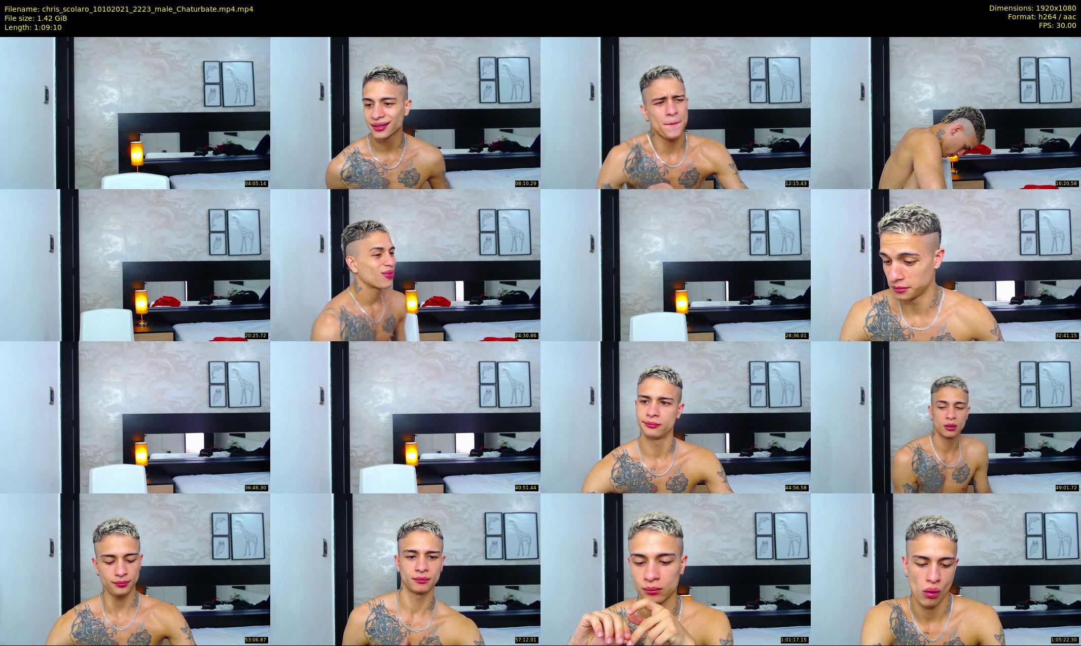 chris_scolaro — 70 minute Chaturbate male cam show recording, 1080p, Oct 10, 2021