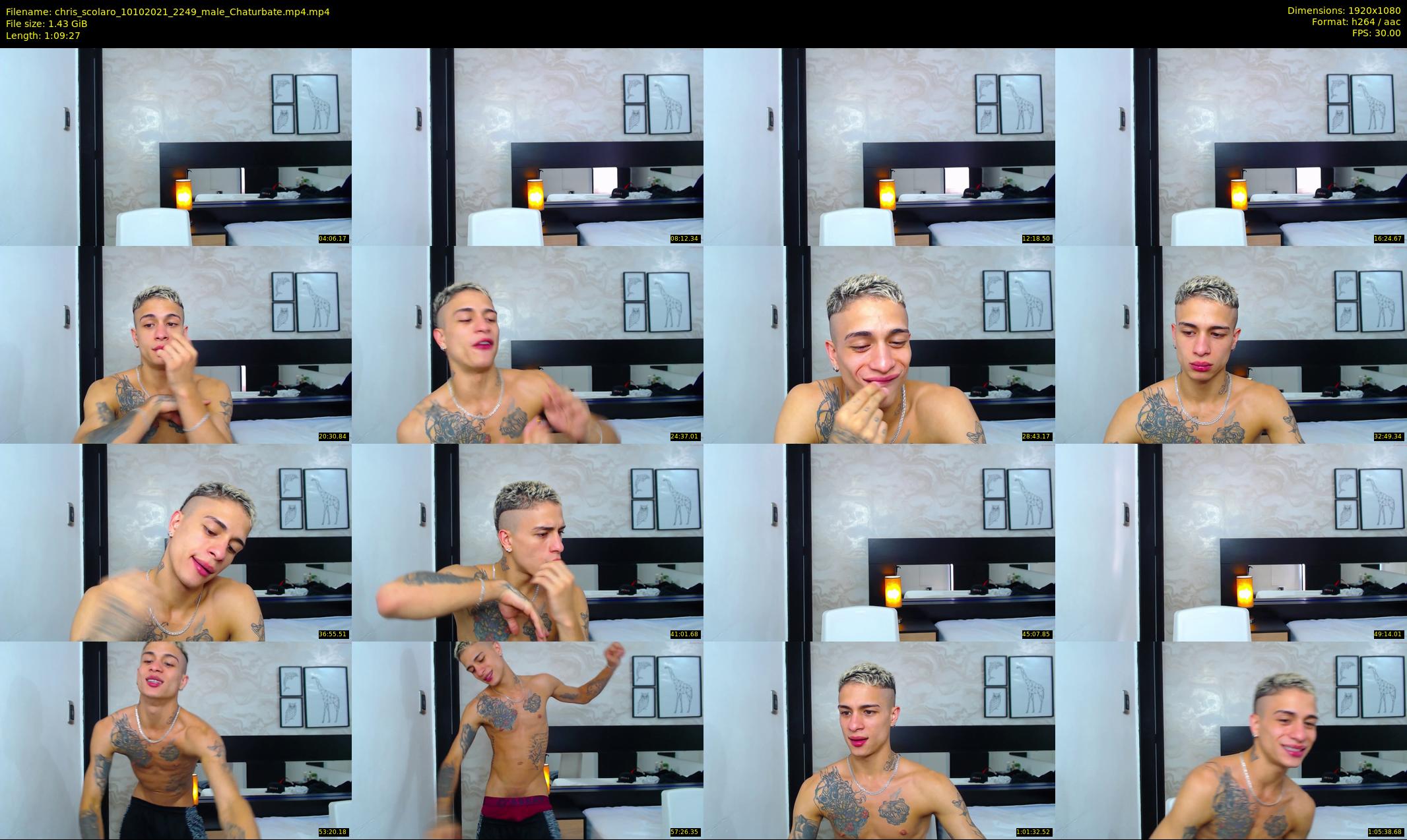 chris_scolaro — 70 minute Chaturbate male cam show recording, 1080p, Oct 10, 2021
