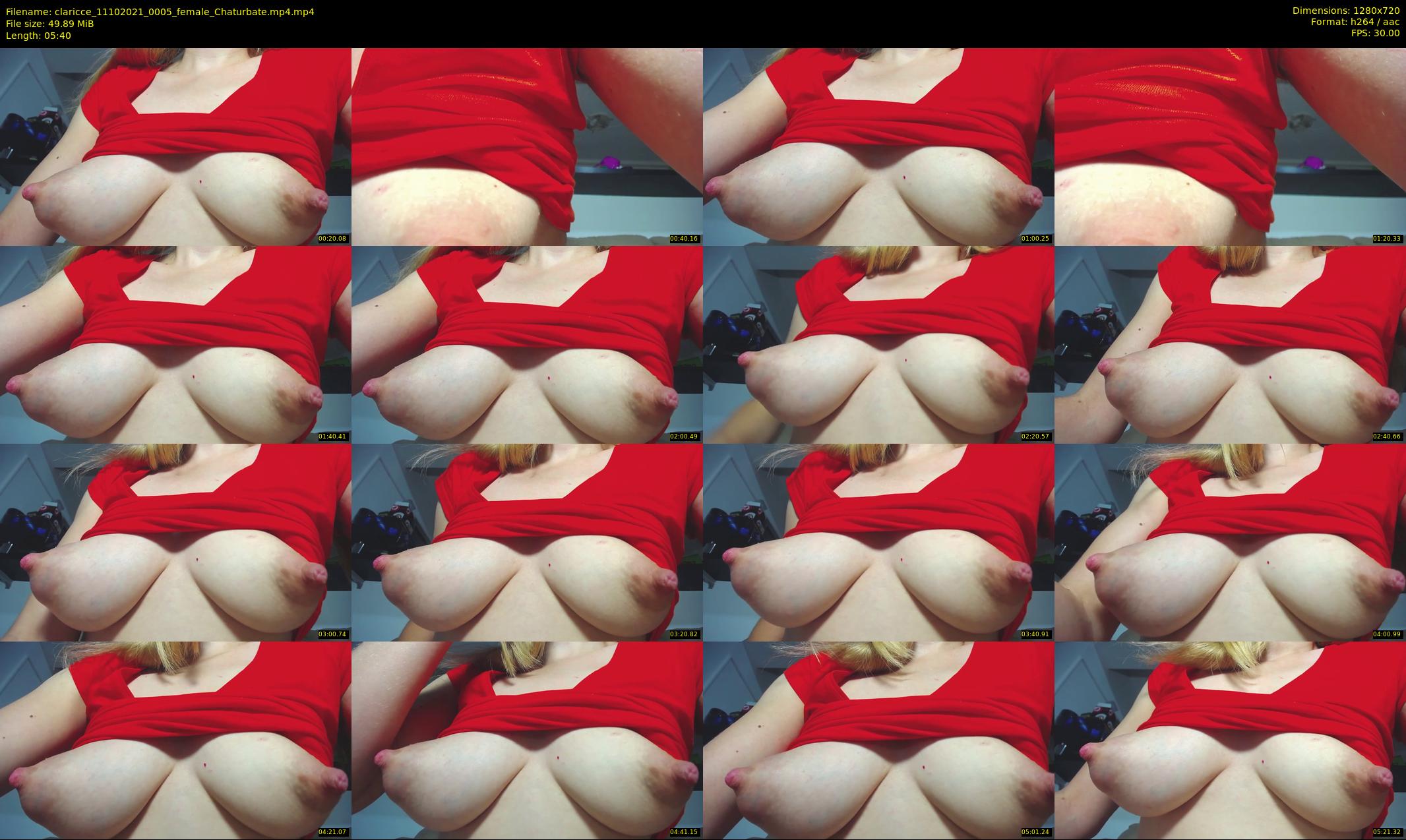 claricce — 6 minute Chaturbate female cam show recording, 720p, Oct 11, 2021
