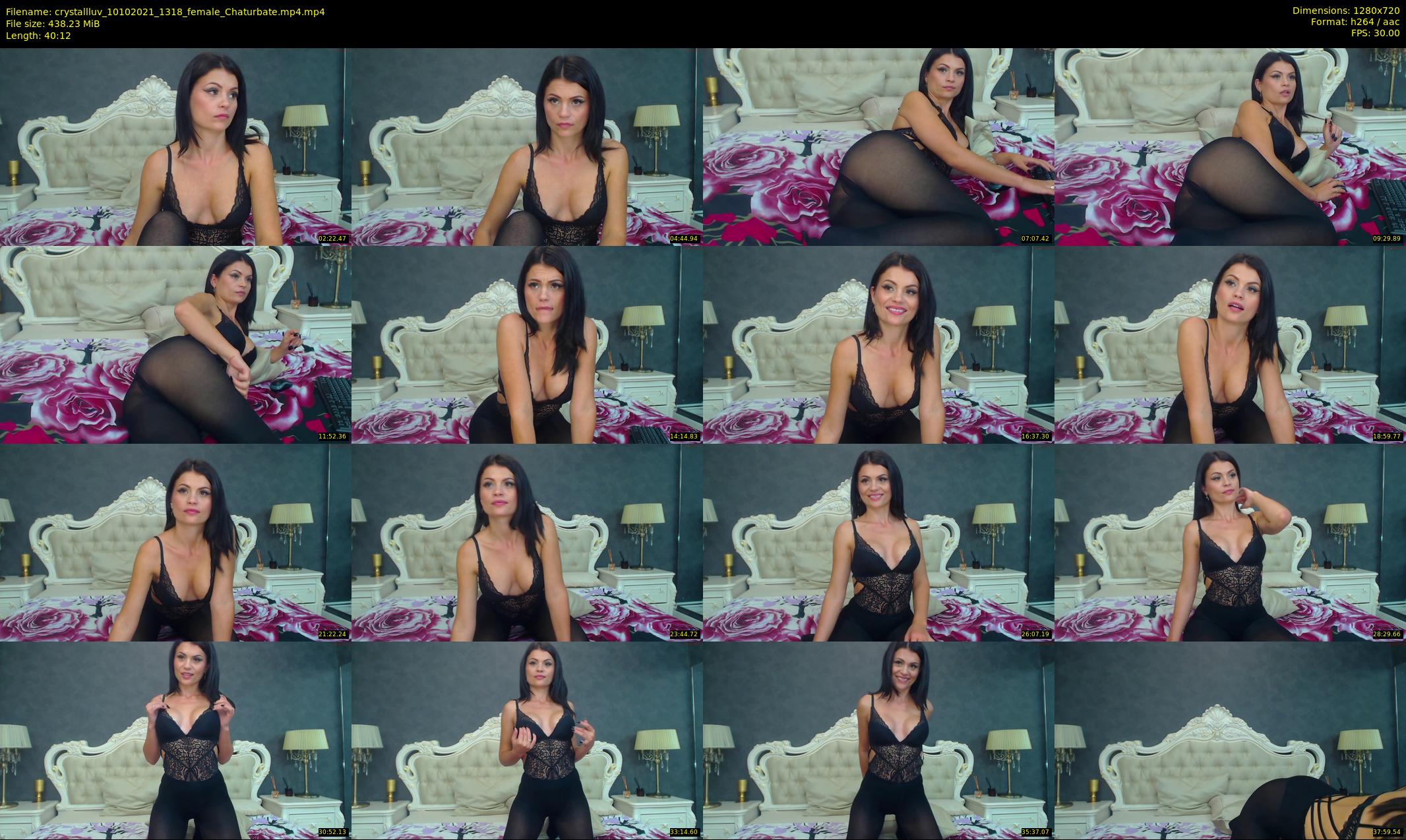 crystallluv — 41 minute Chaturbate female cam show recording, 720p, Oct 10, 2021