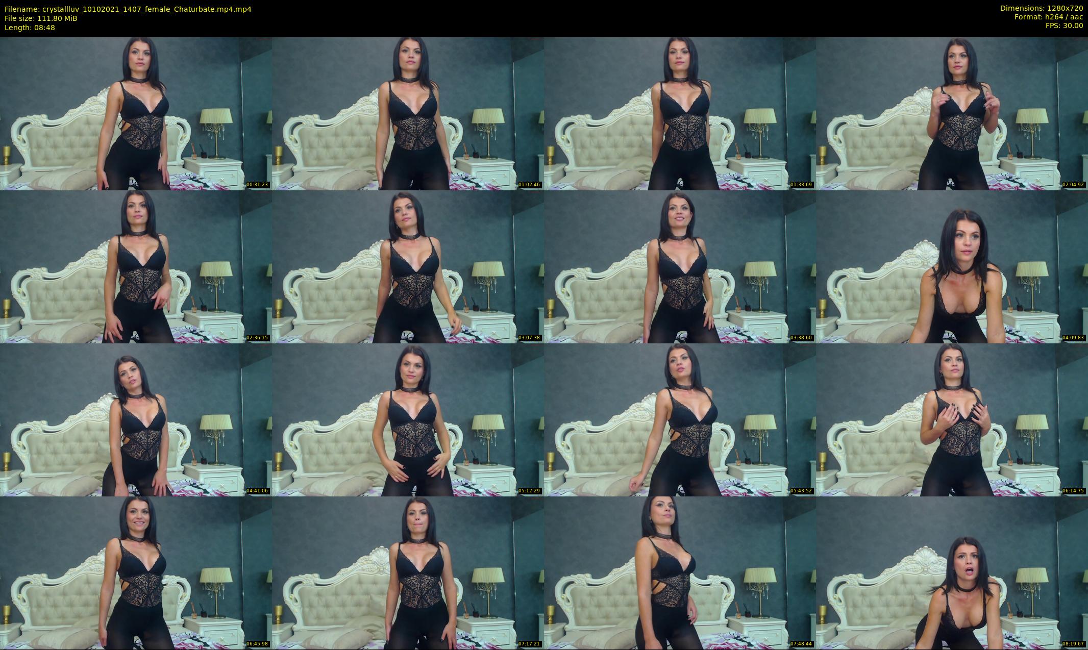 crystallluv — 9 minute Chaturbate female cam show recording, 720p, Oct 10, 2021