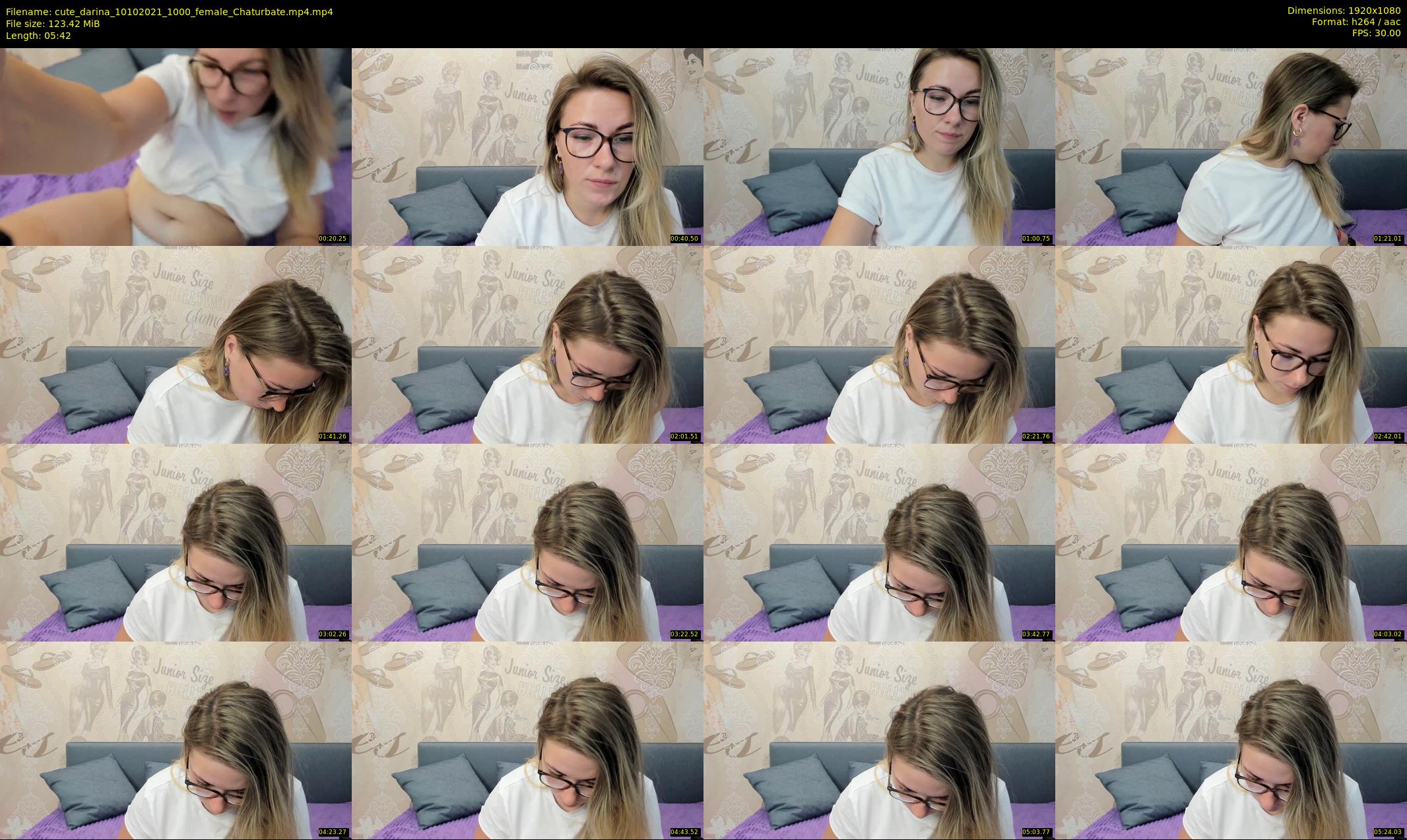 cute_darina — 6 minute Chaturbate female cam show recording, 1080p, Oct 10, 2021