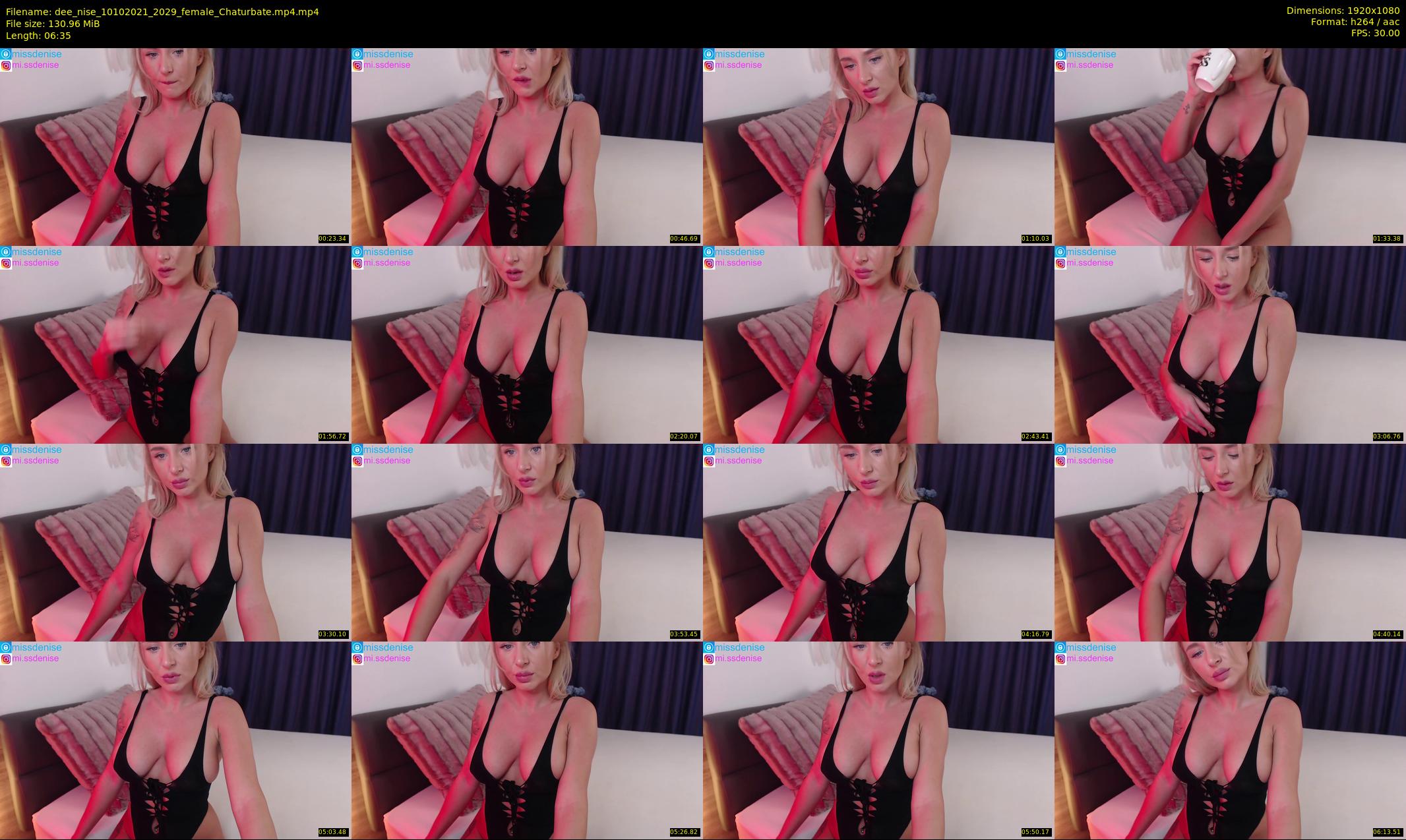 dee_nise — 7 minute Chaturbate female cam show recording, 1080p, Oct 10, 2021