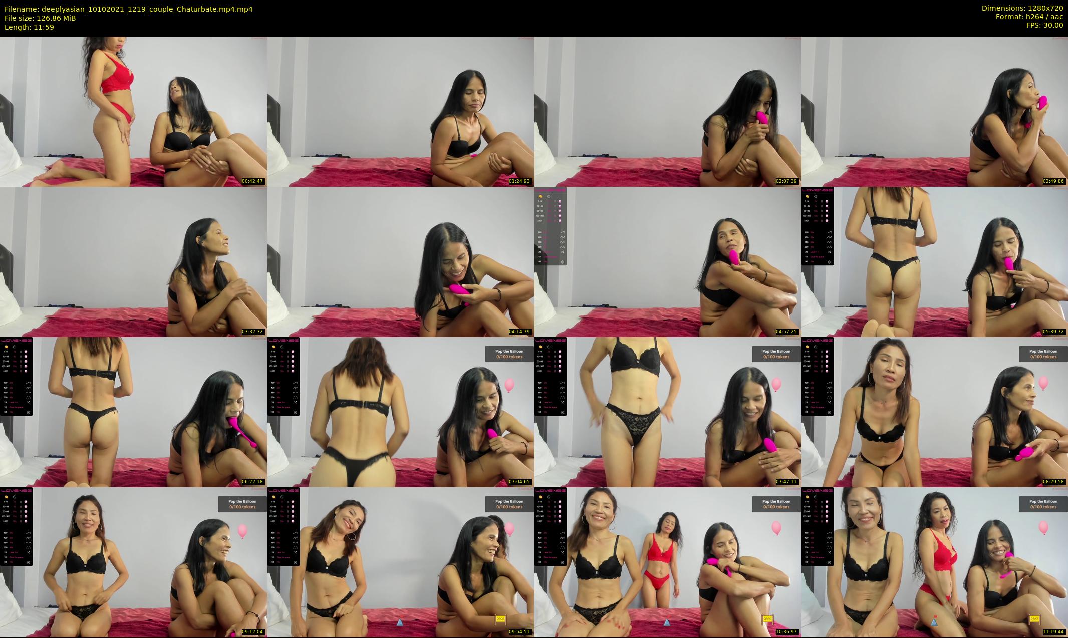 deeplyasian — 12 minute Chaturbate couple cam show recording, 720p, Oct 10, 2021